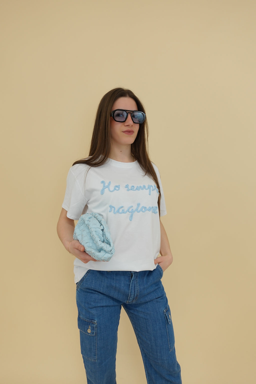 T-shirt "Ho ragione" Azzurra