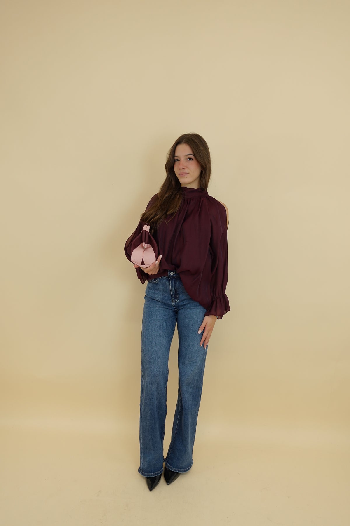 Camicia Camilla Bordeaux