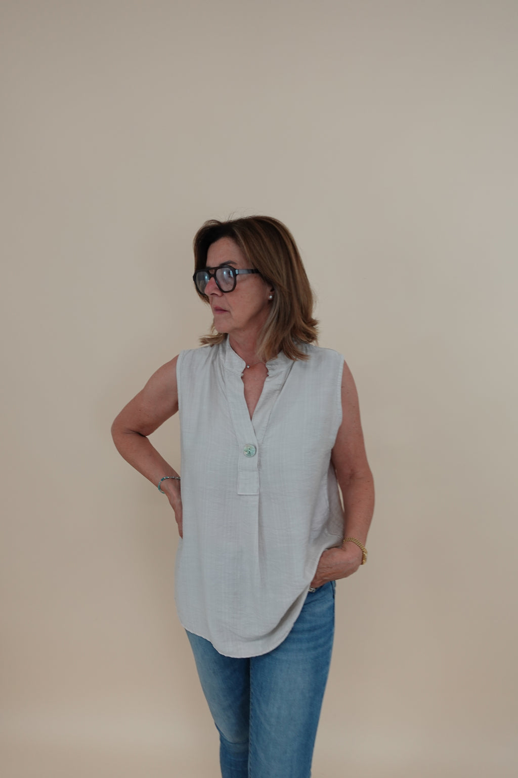 Camicia Federica Beige