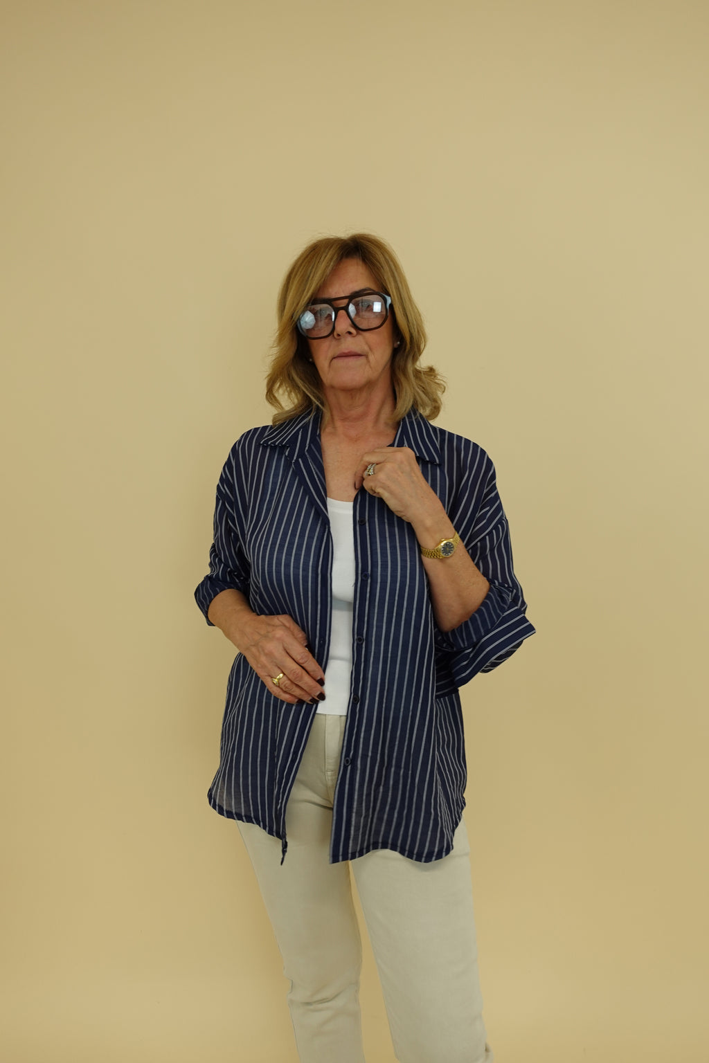Camicia Summer Line Blu
