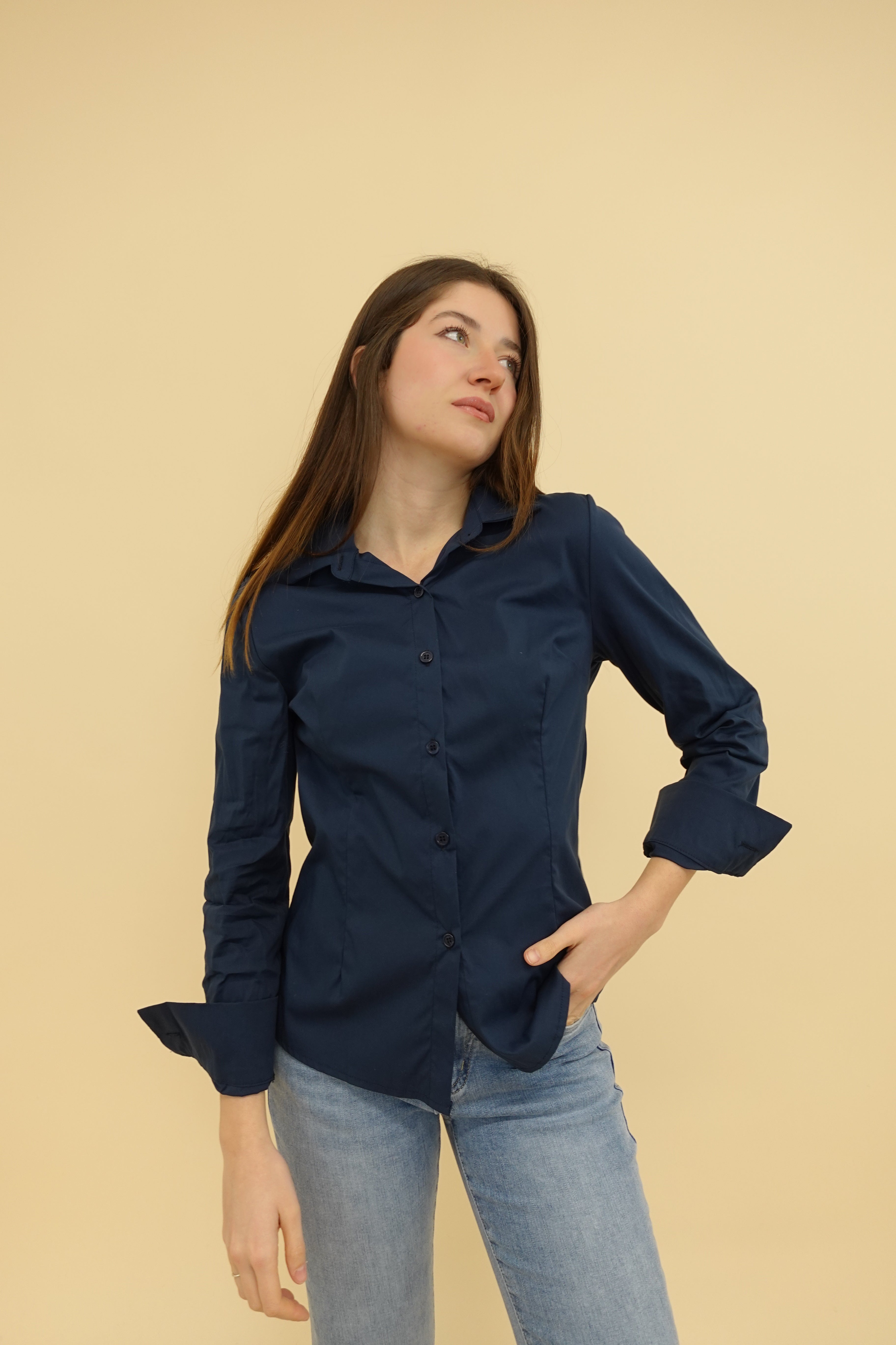 Camicia blu
