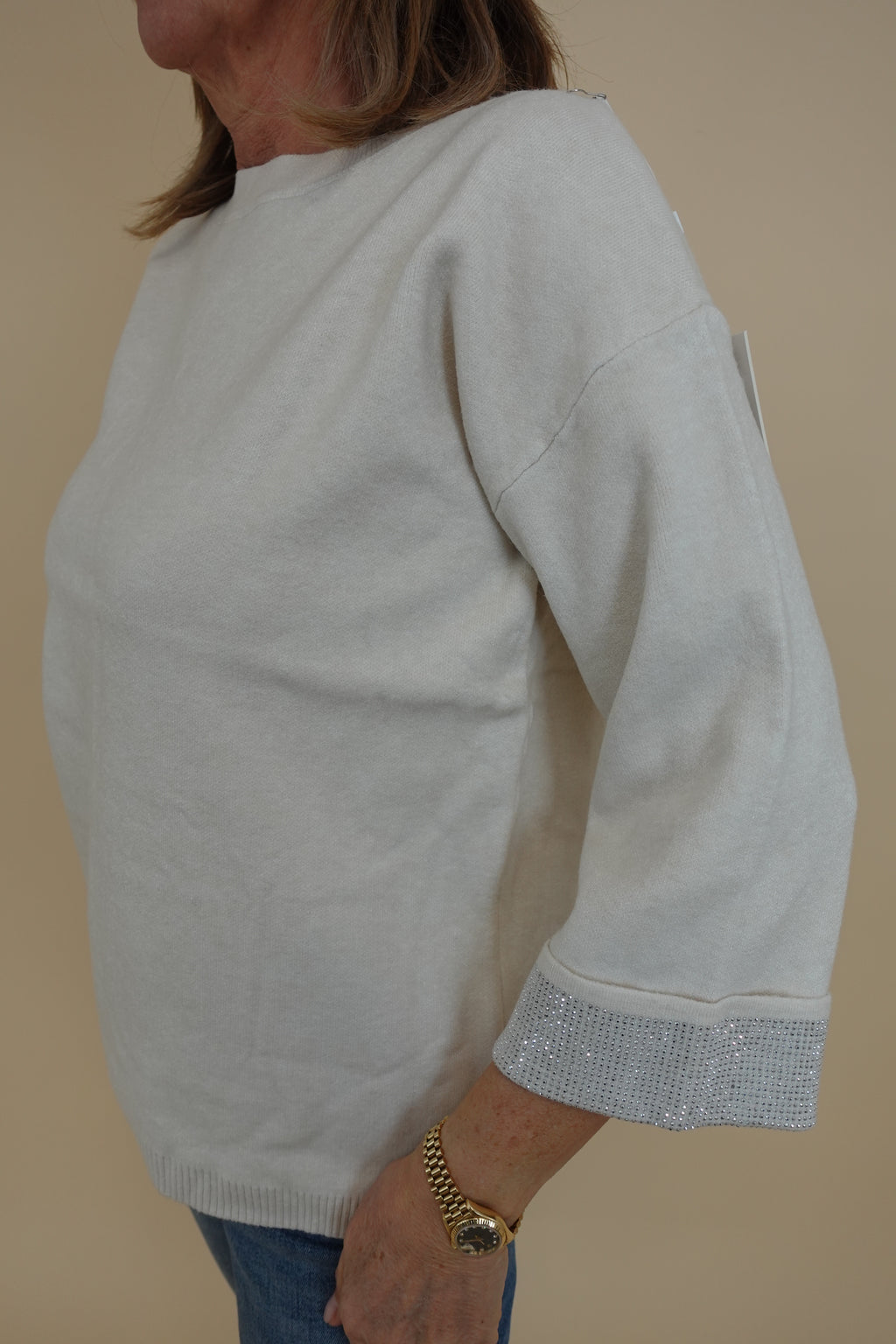 Maglione Angela Bianco