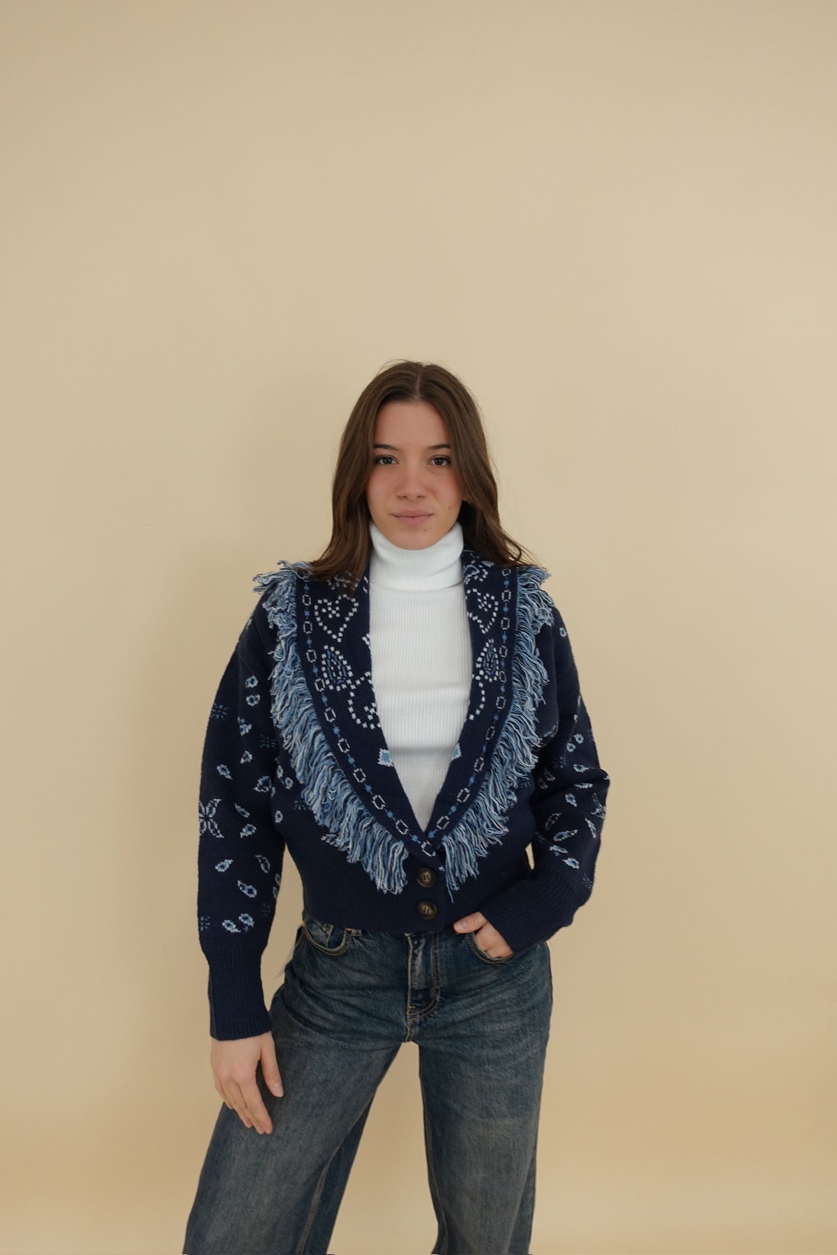 Cardigan Aosta Blu