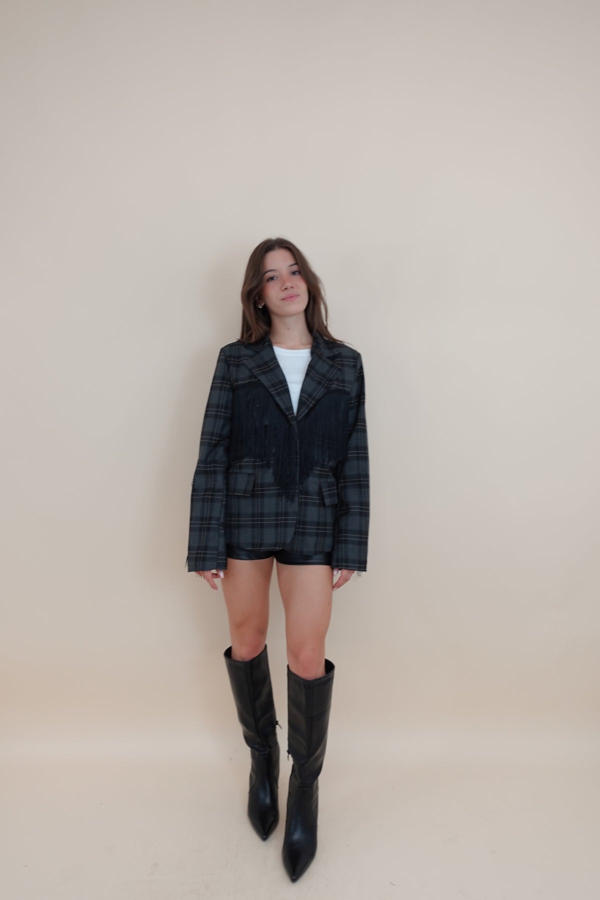 Giacca Frange Black