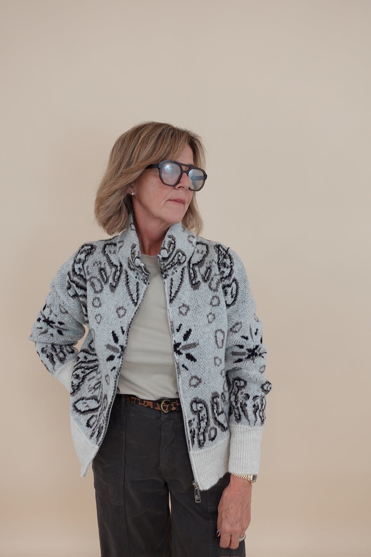 Cardigan Montagna Beige