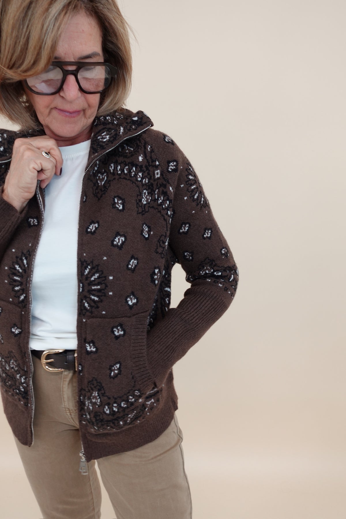 Cardigan Urbis Marrone