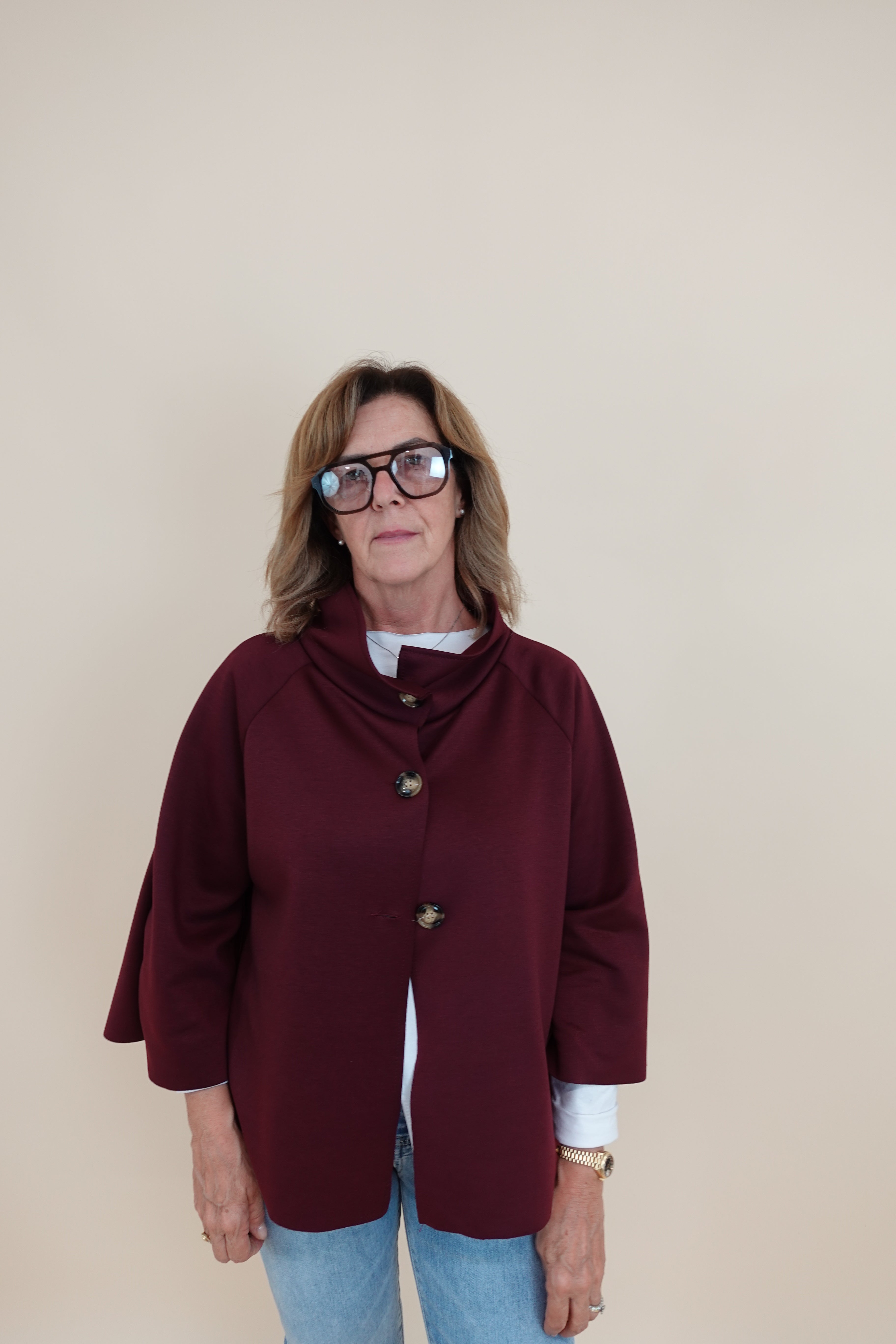 Giacca campana bordeaux