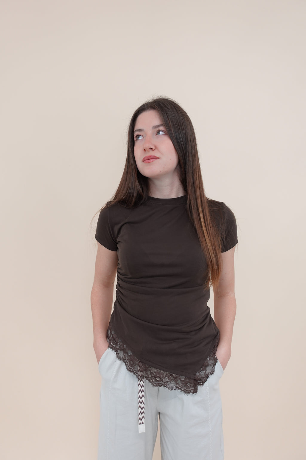 Maglia Beatrice Marrone