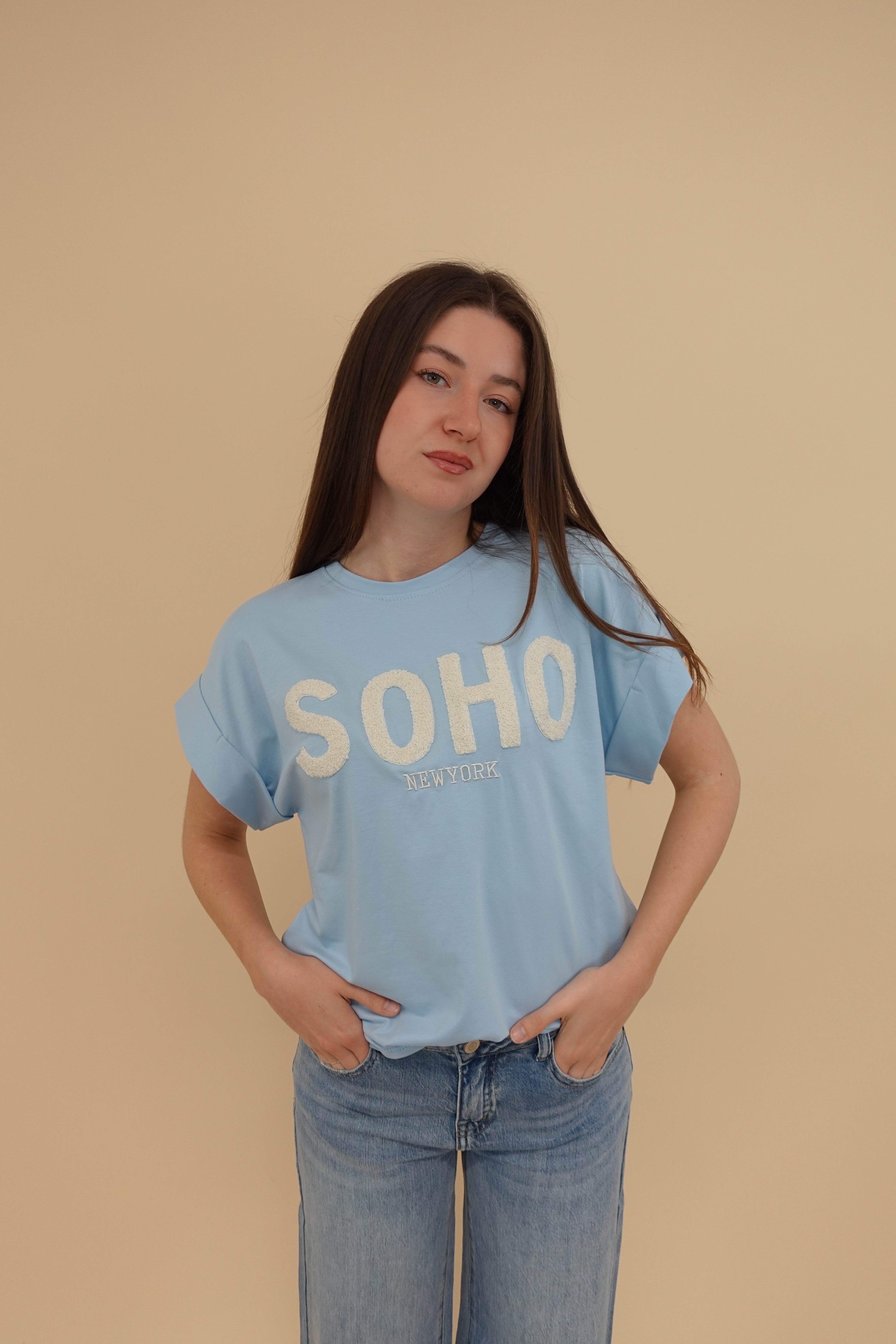 T-Shirt Soho Azzurra