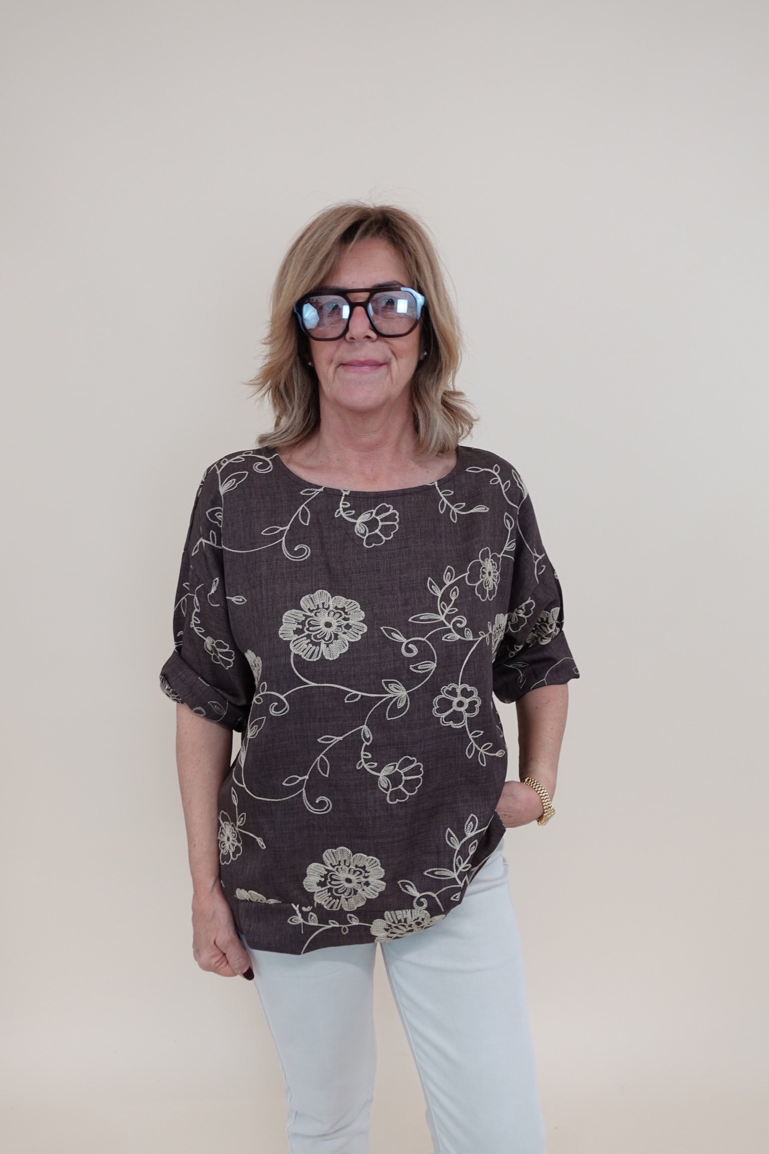 Maglia Roberta Big Marrone
