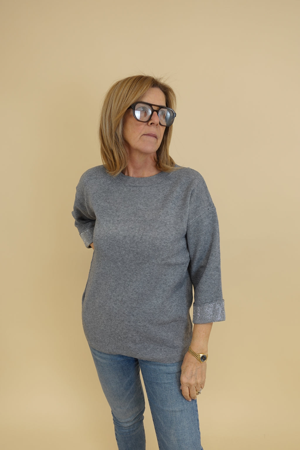 Maglione Angela Grigio Scuro
