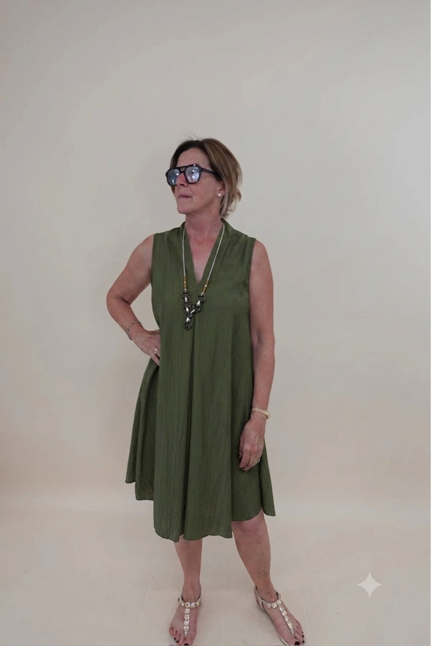Abito Lucia Verde Militare