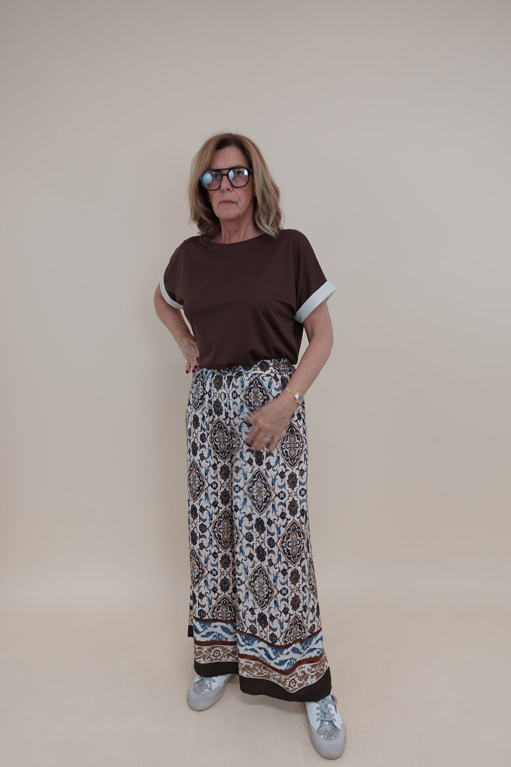 Pantalone Oriental Marrone