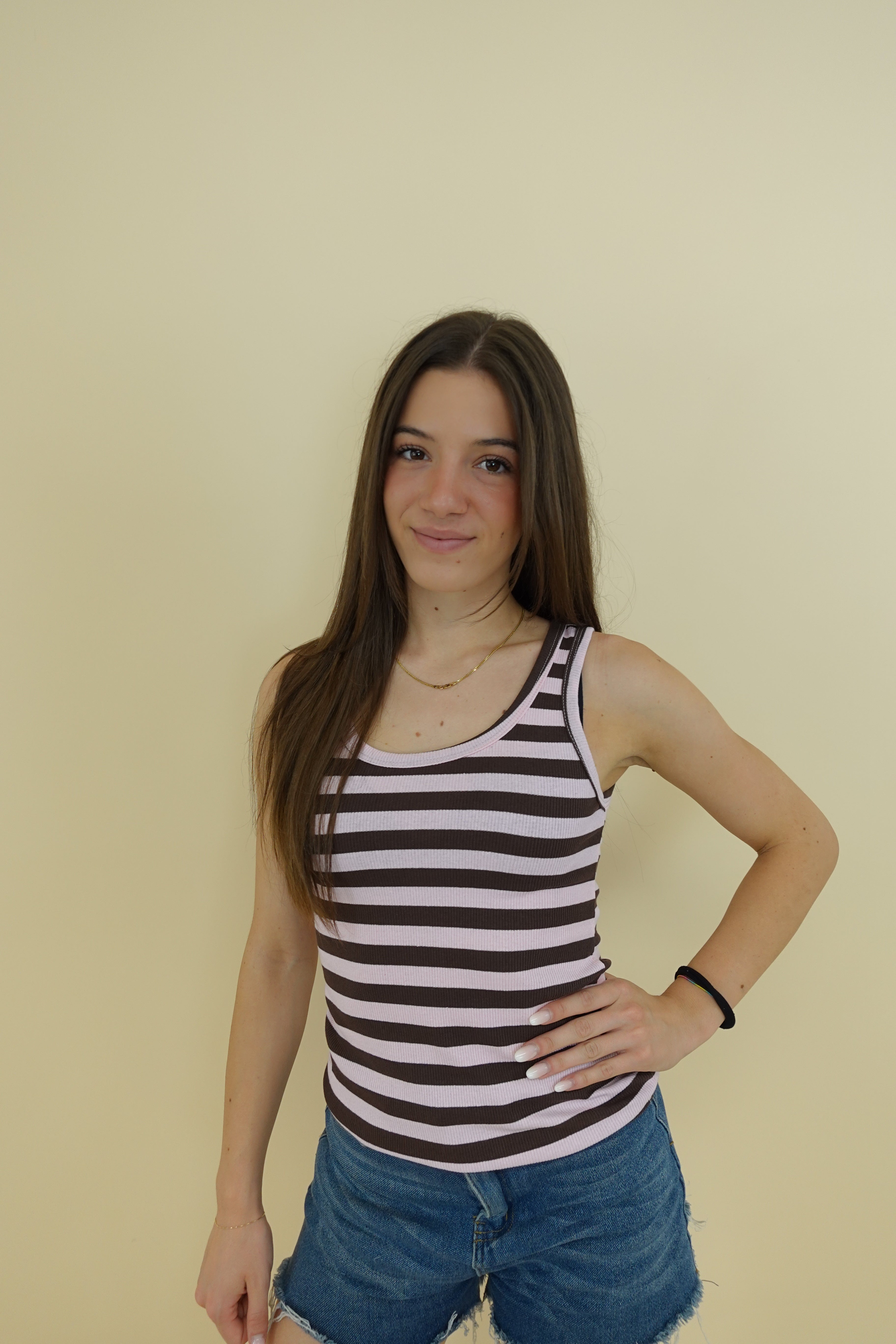 Canotta Pink & Brown