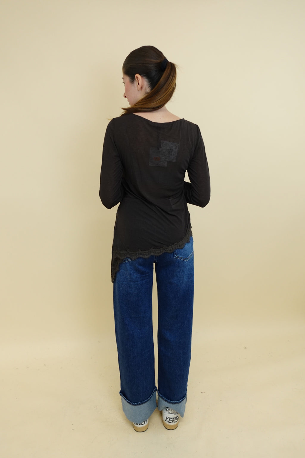 Maglia Lumina Cashmere Touch Marrone