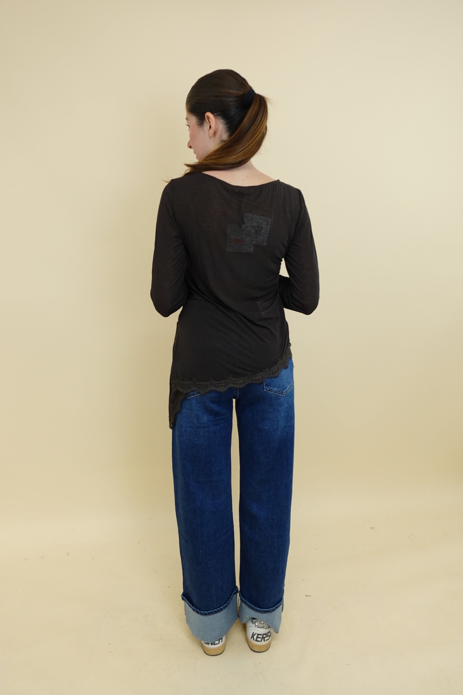 Maglia Lumina Cashmere Touch Marrone