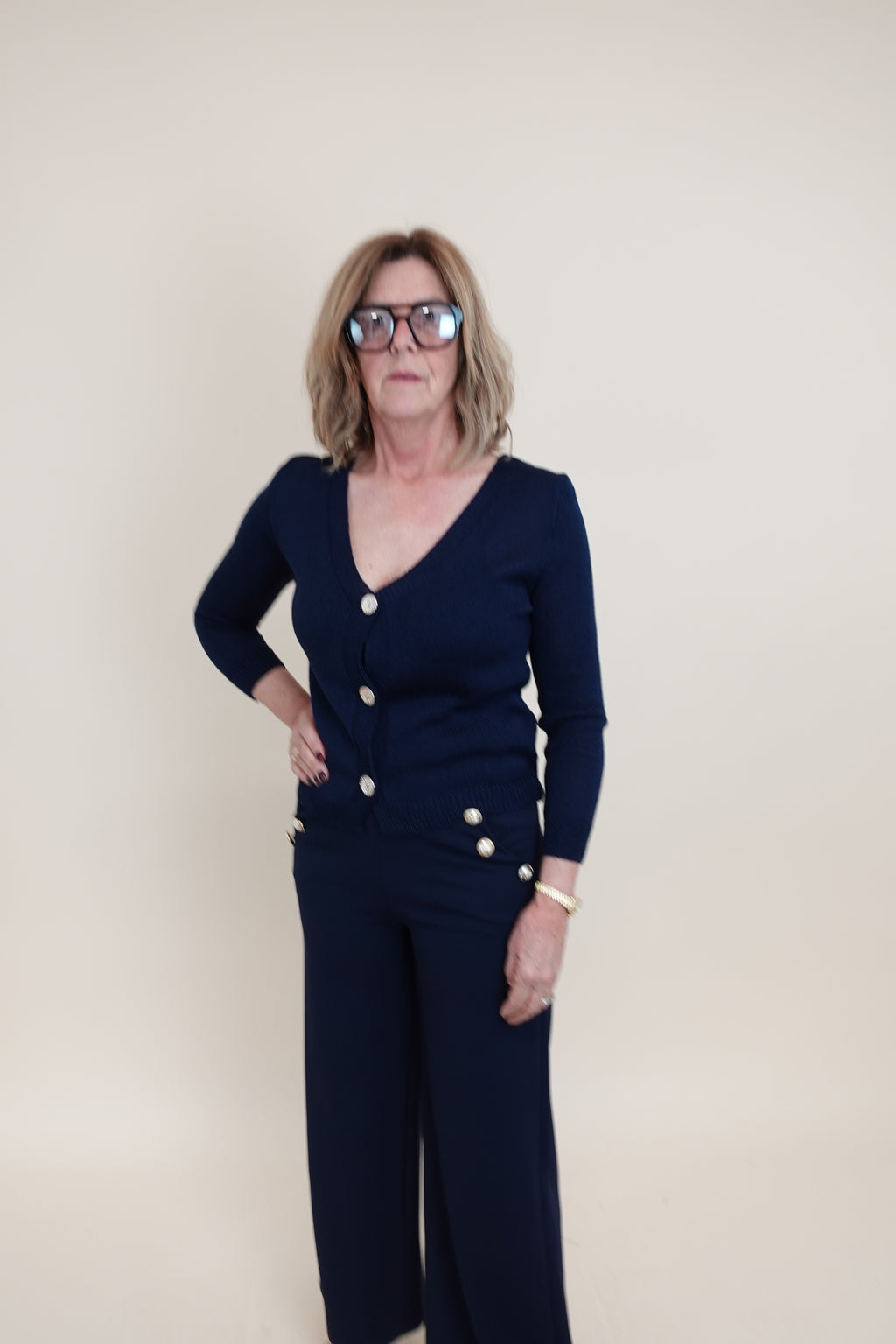 Cardigan Blu