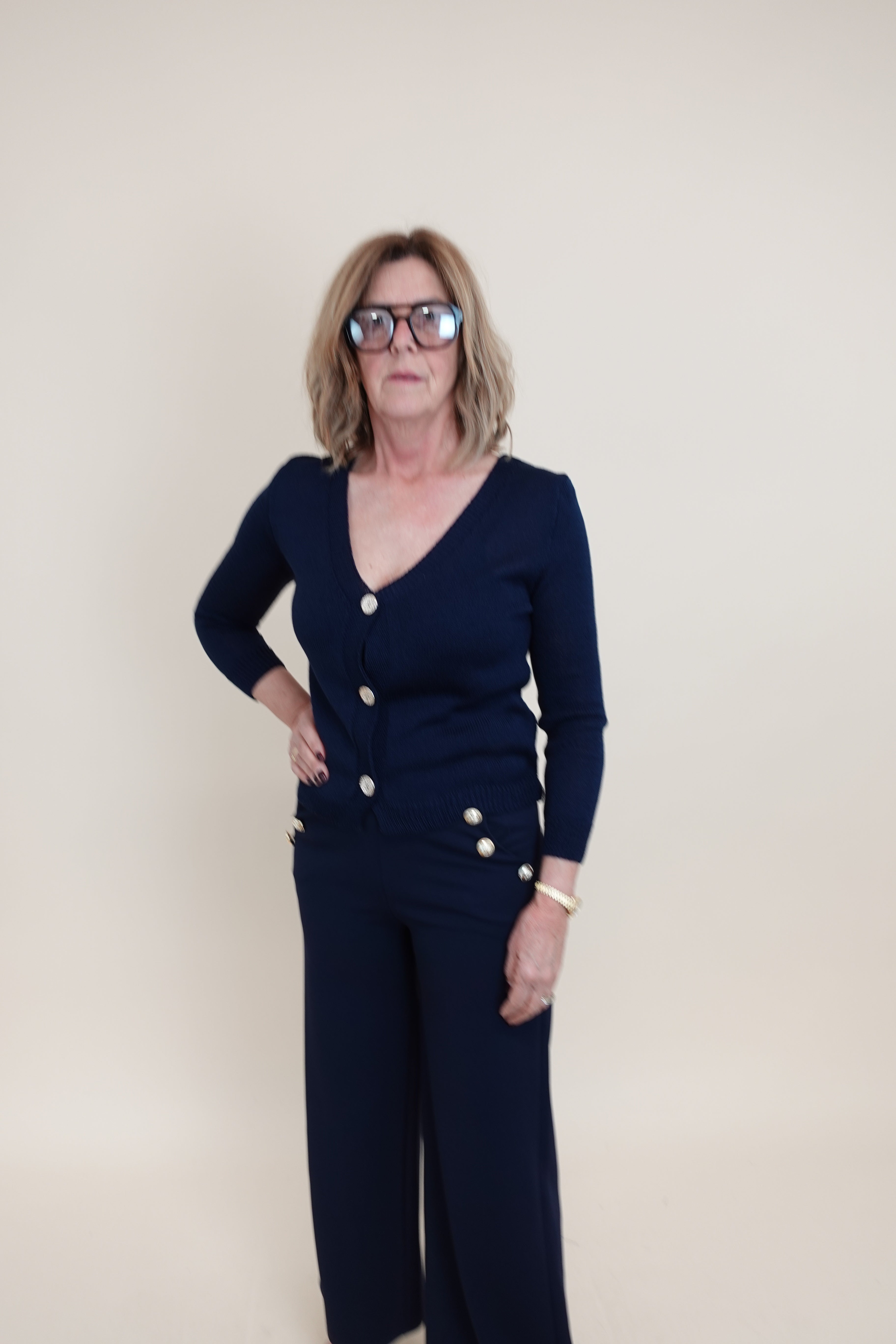Cardigan Blu