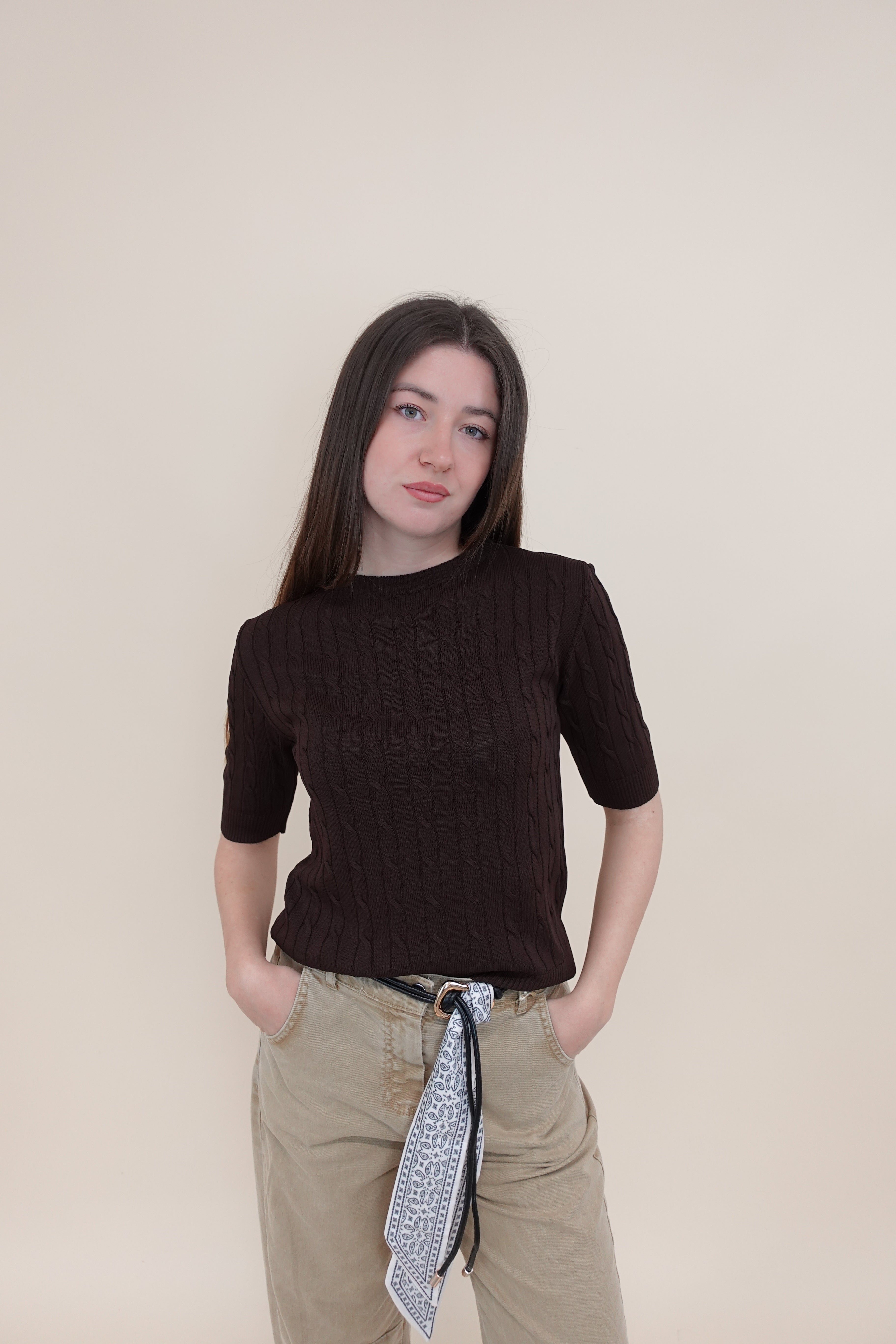 Maglioncino Chiara Marrone