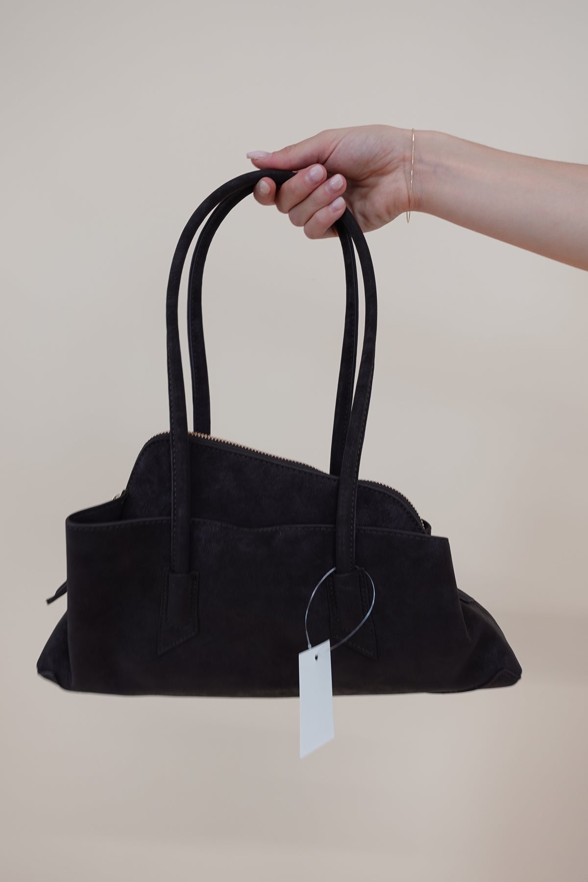 Borsa Assimmetrica Marrone