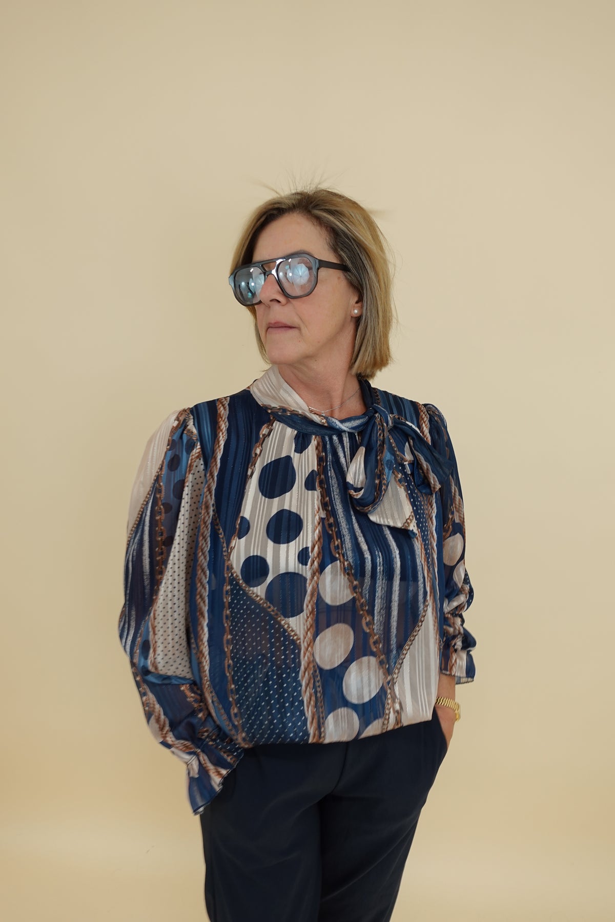 Camicia Maddalena Blu