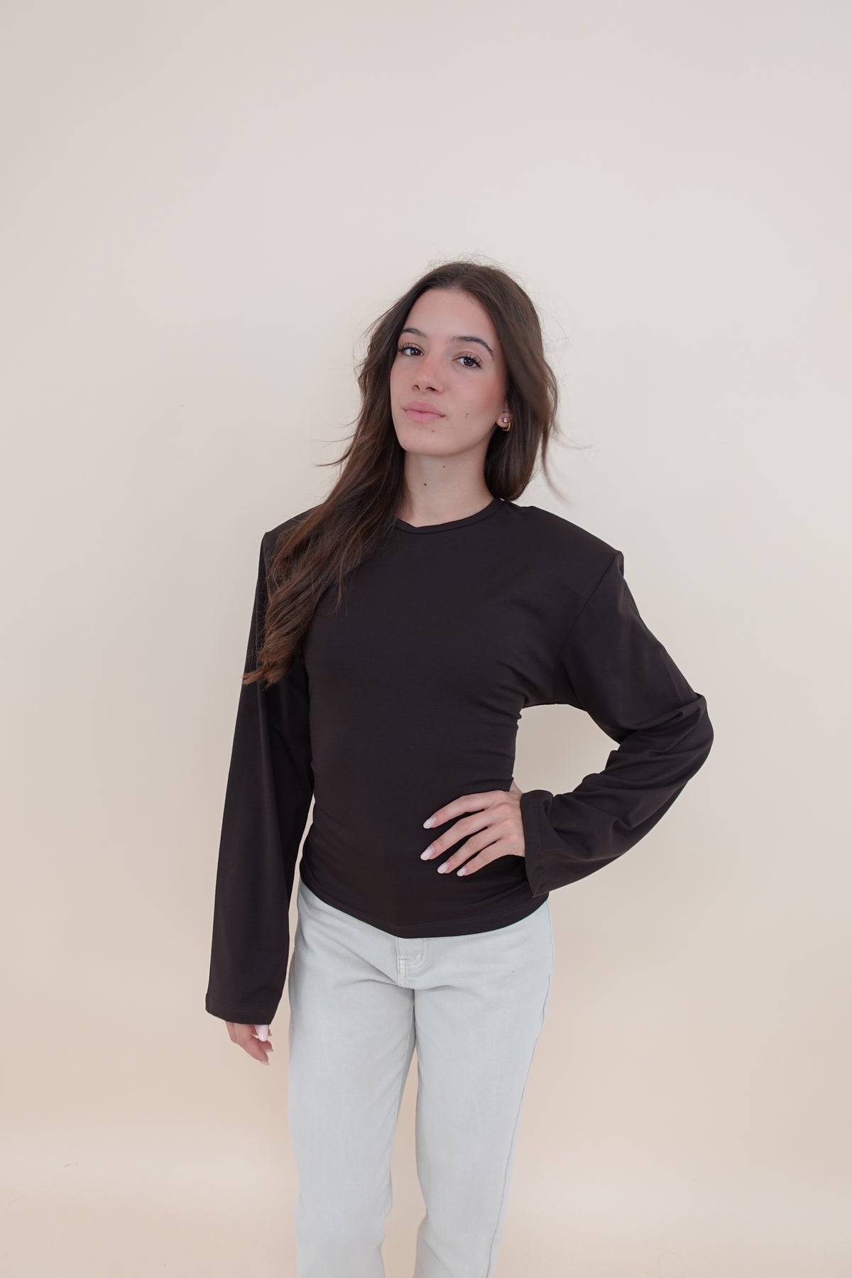 Maglia Emily Marrone