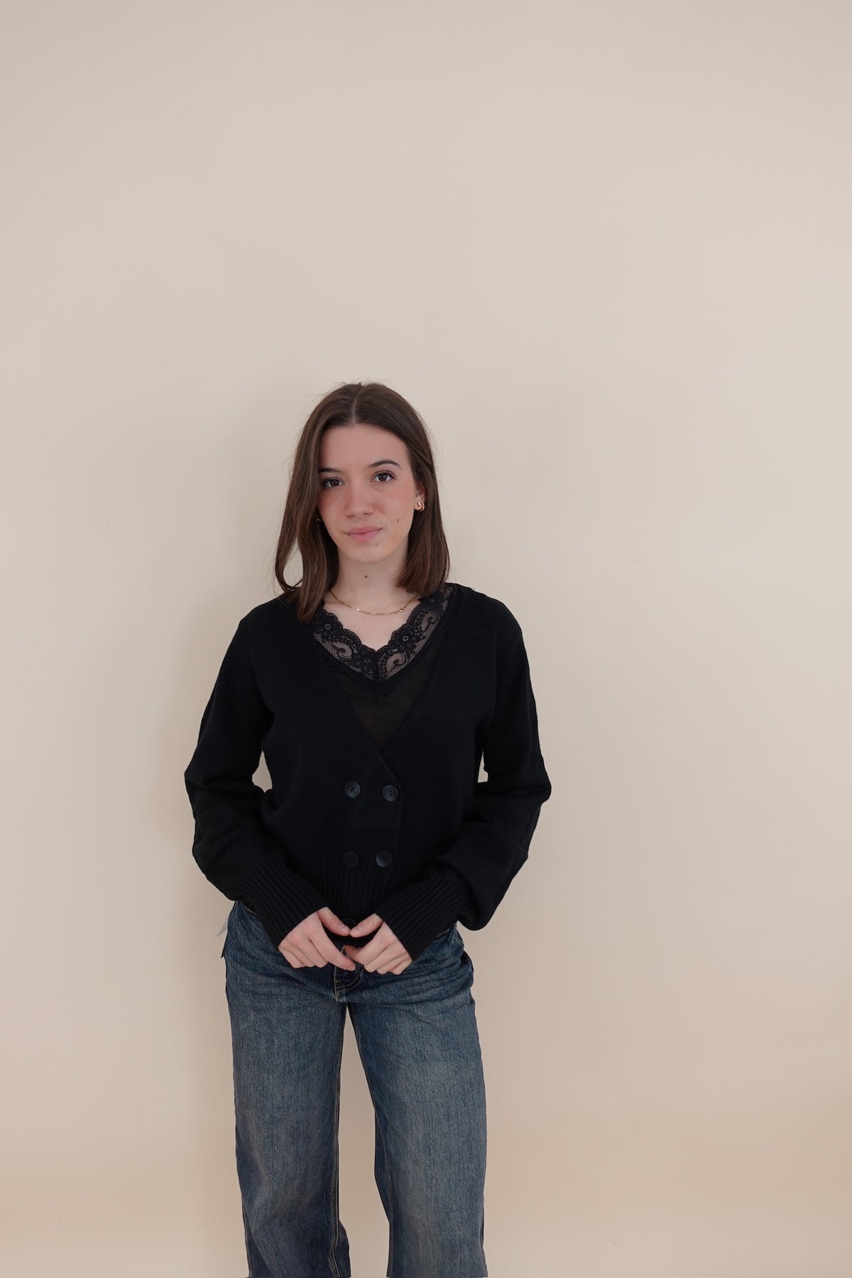Cardigan Teresa Nero