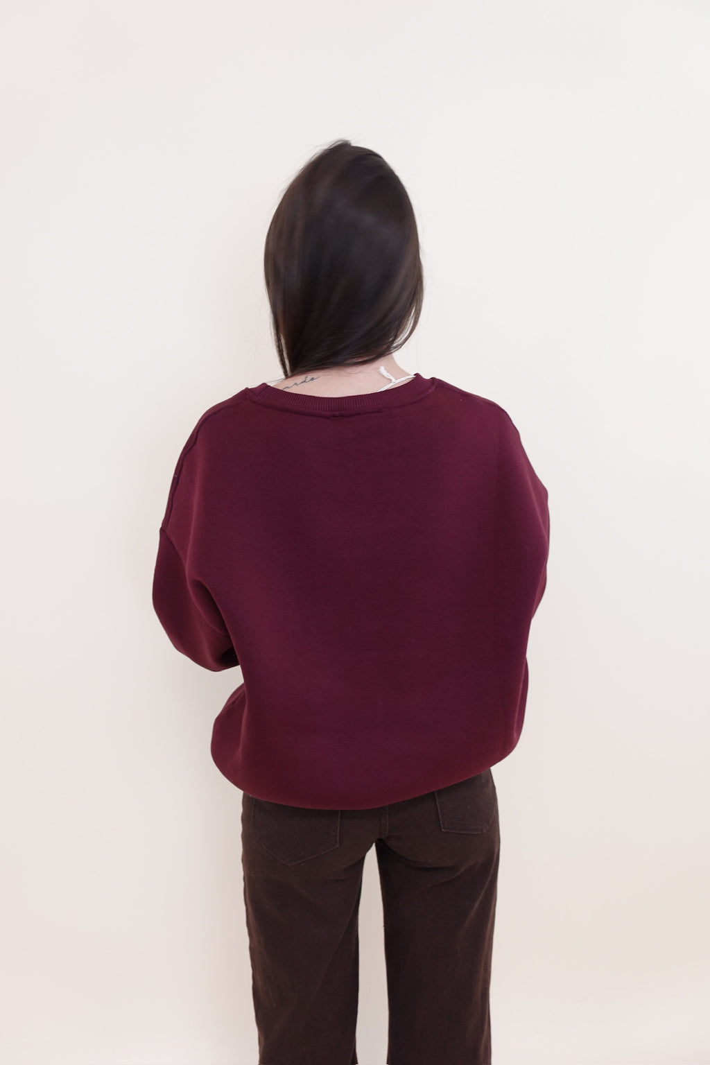 Felpa New York Bordeaux