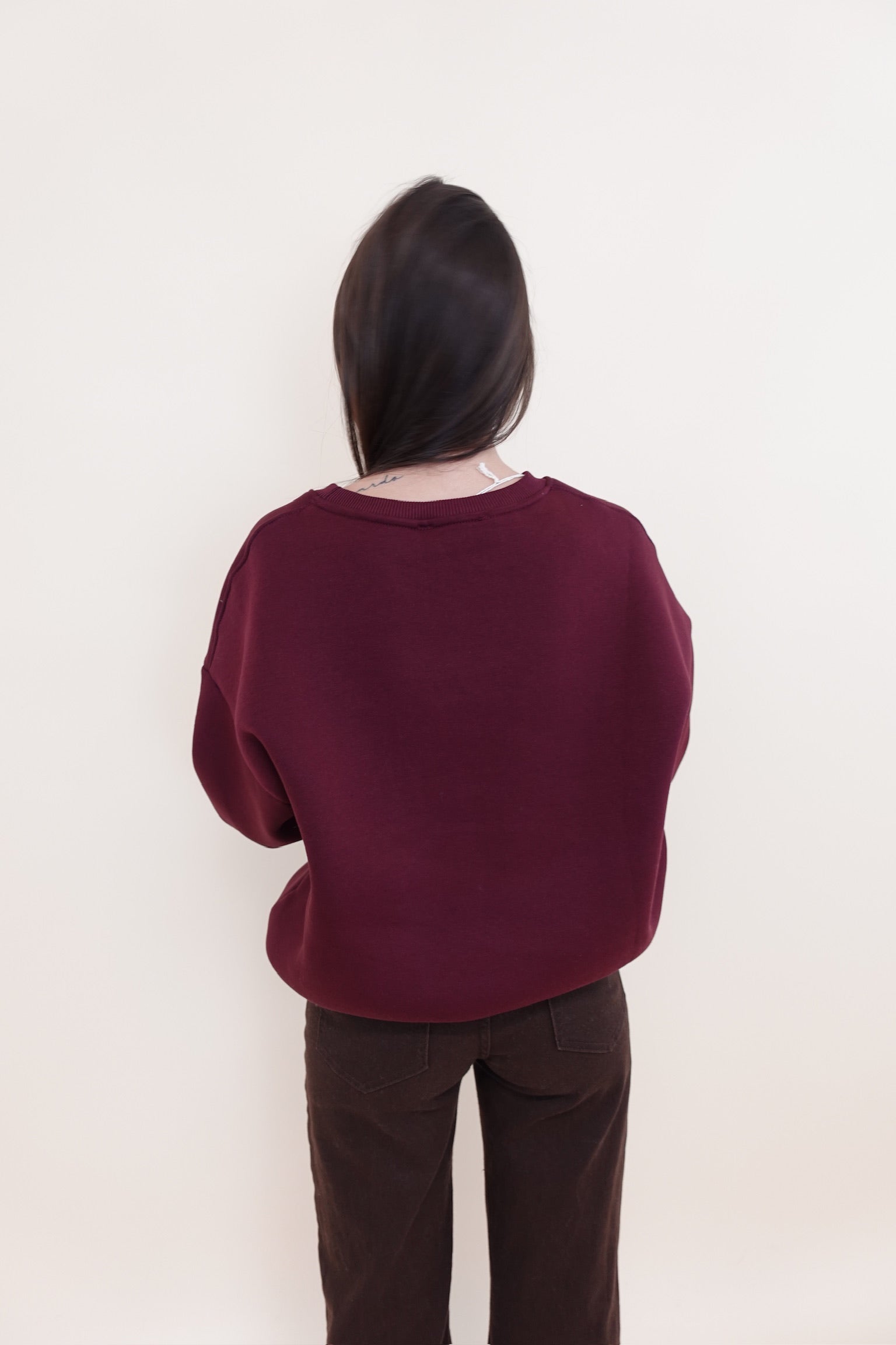 Felpa New York Bordeaux