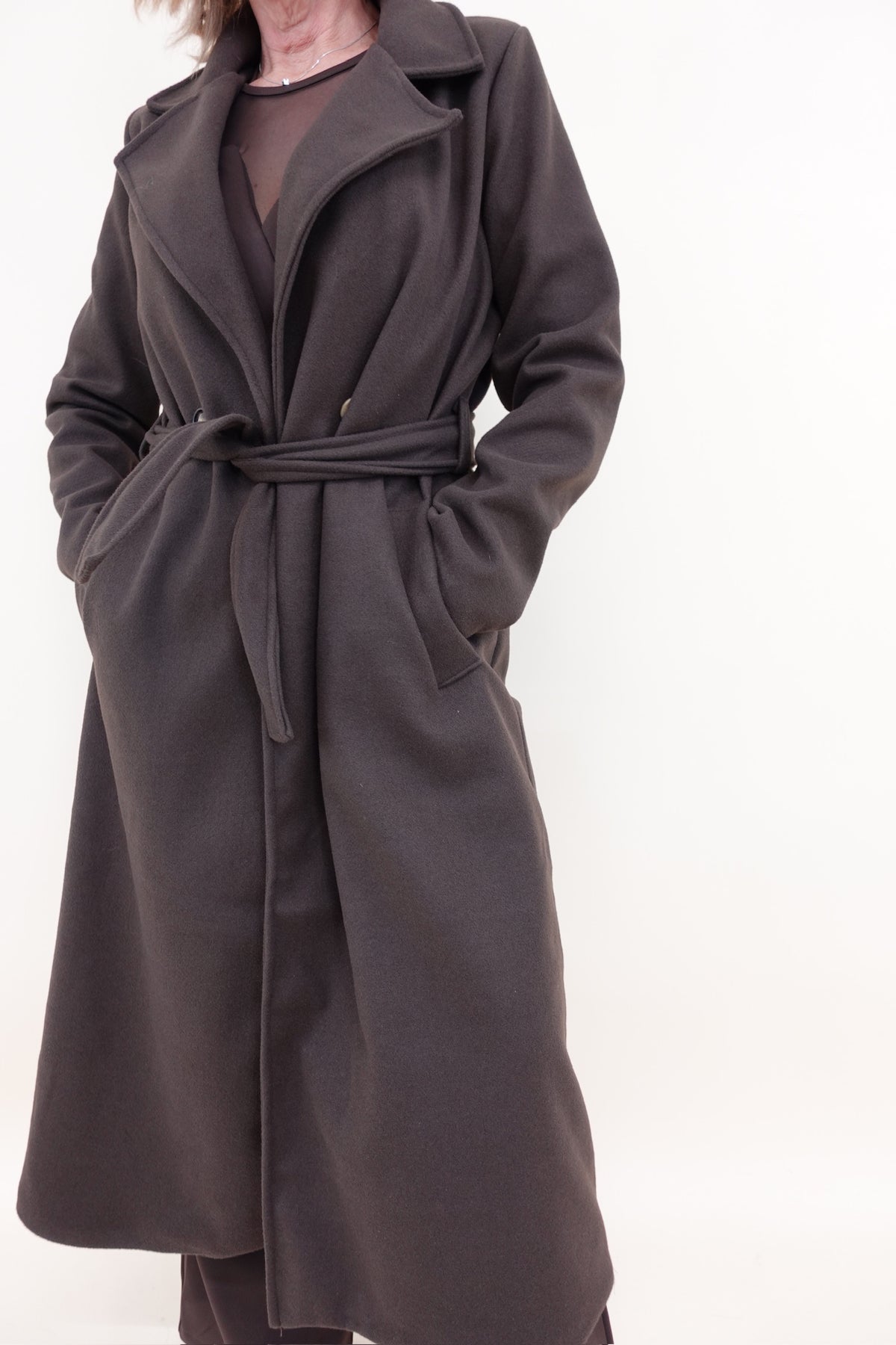Cappotto Long Marrone