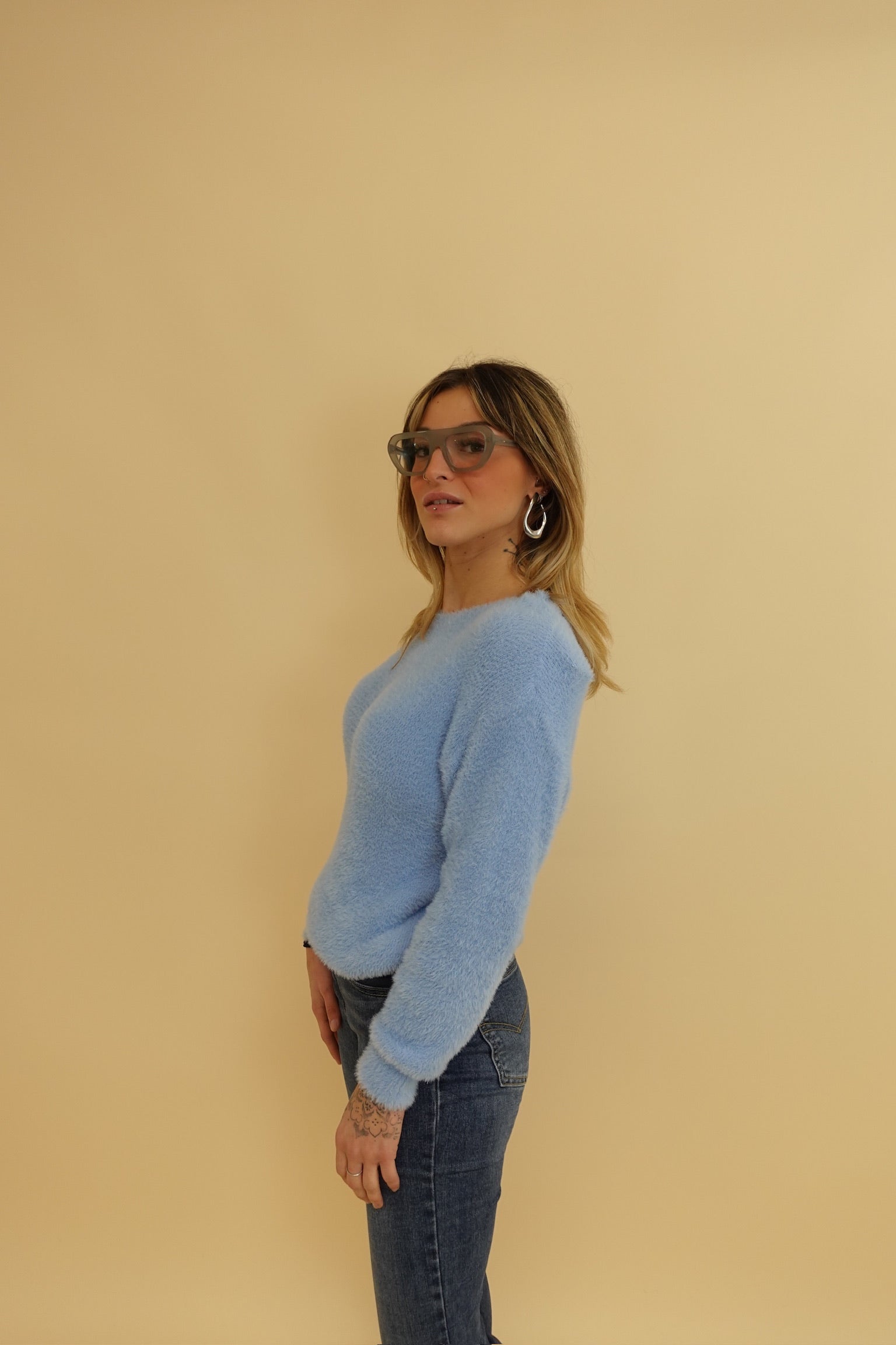 Maglione Comfy Azzurro