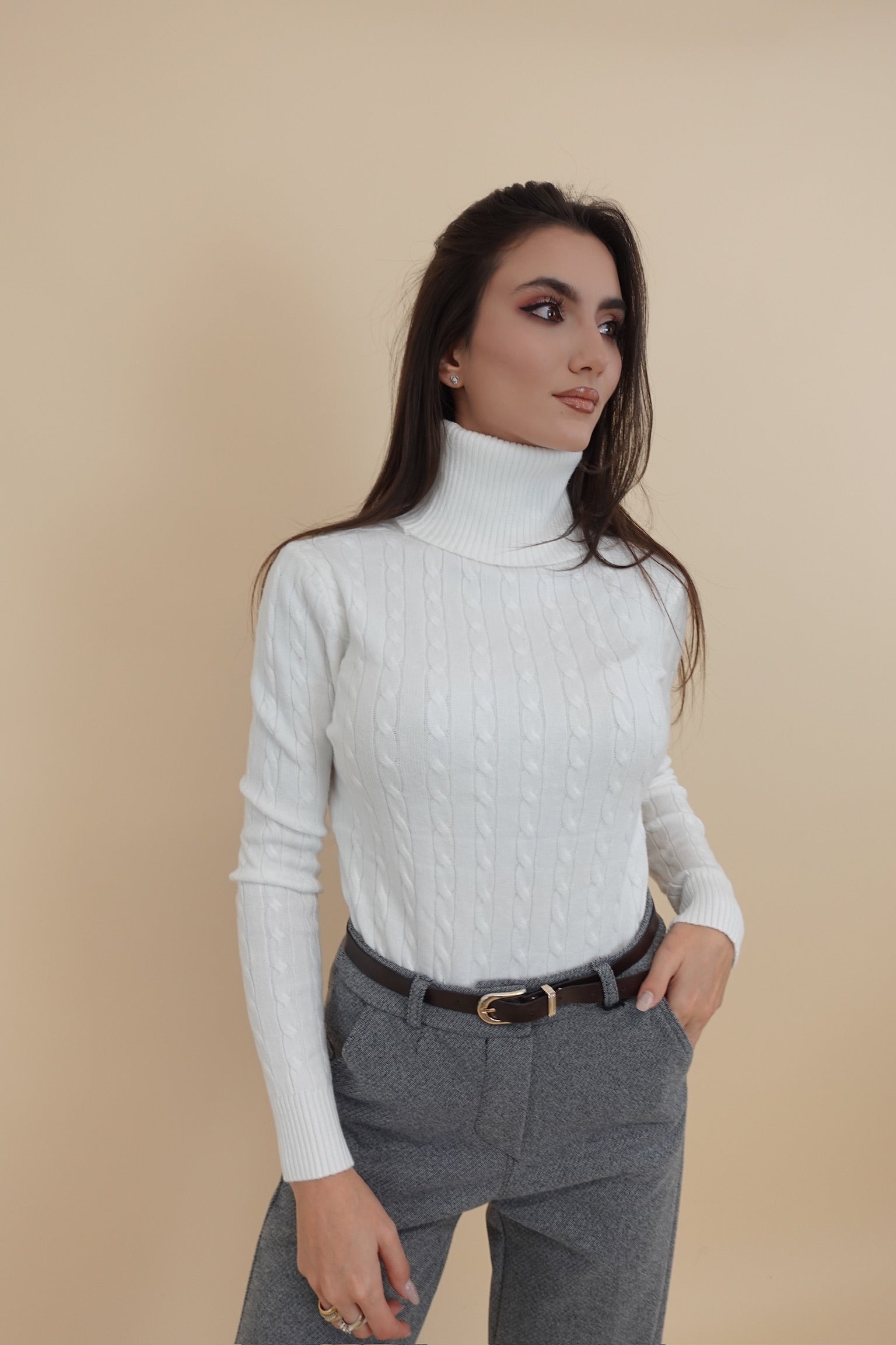 Dolcevita Treccia Bianco
