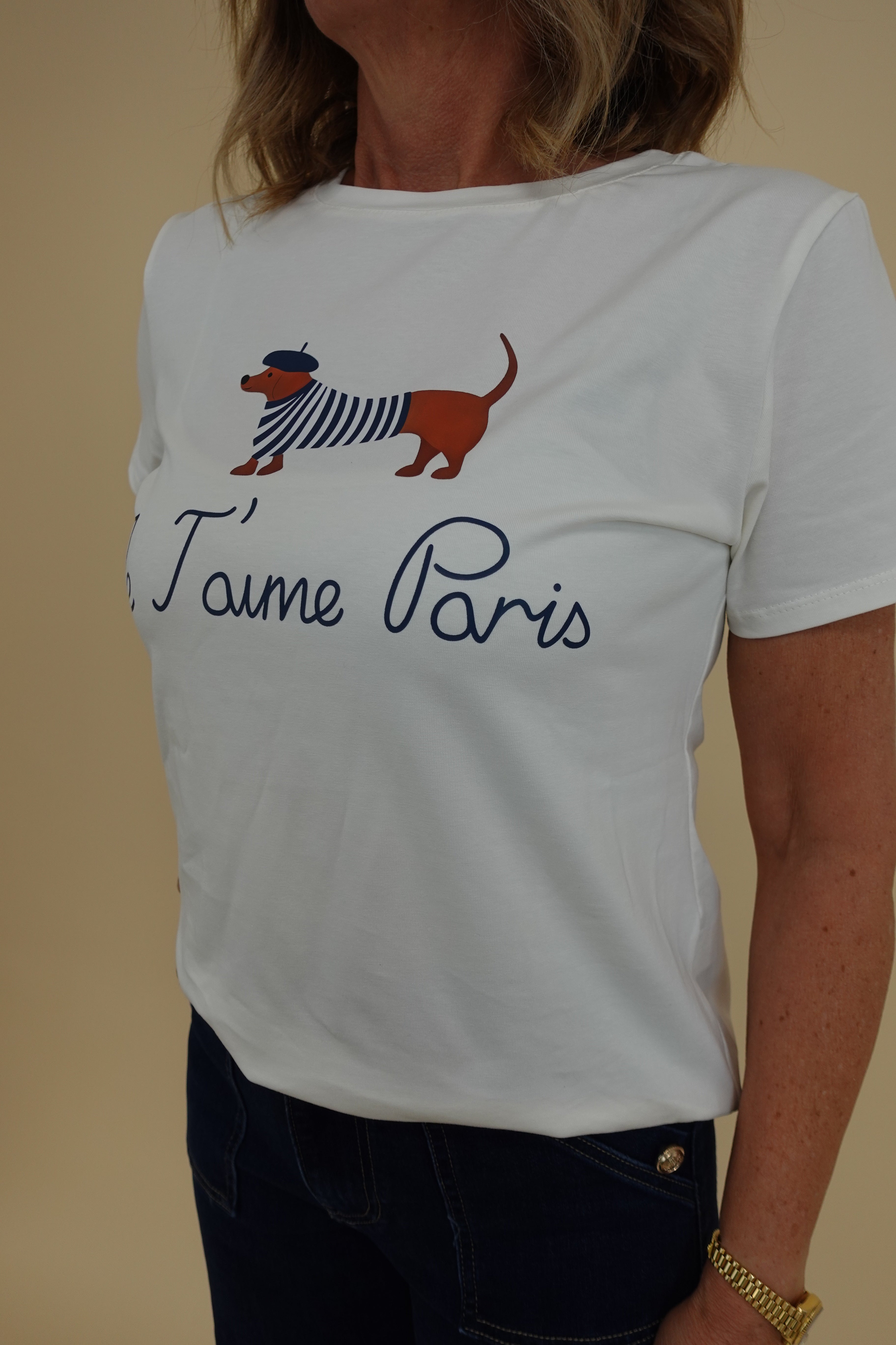 T-shirt Bassotto White