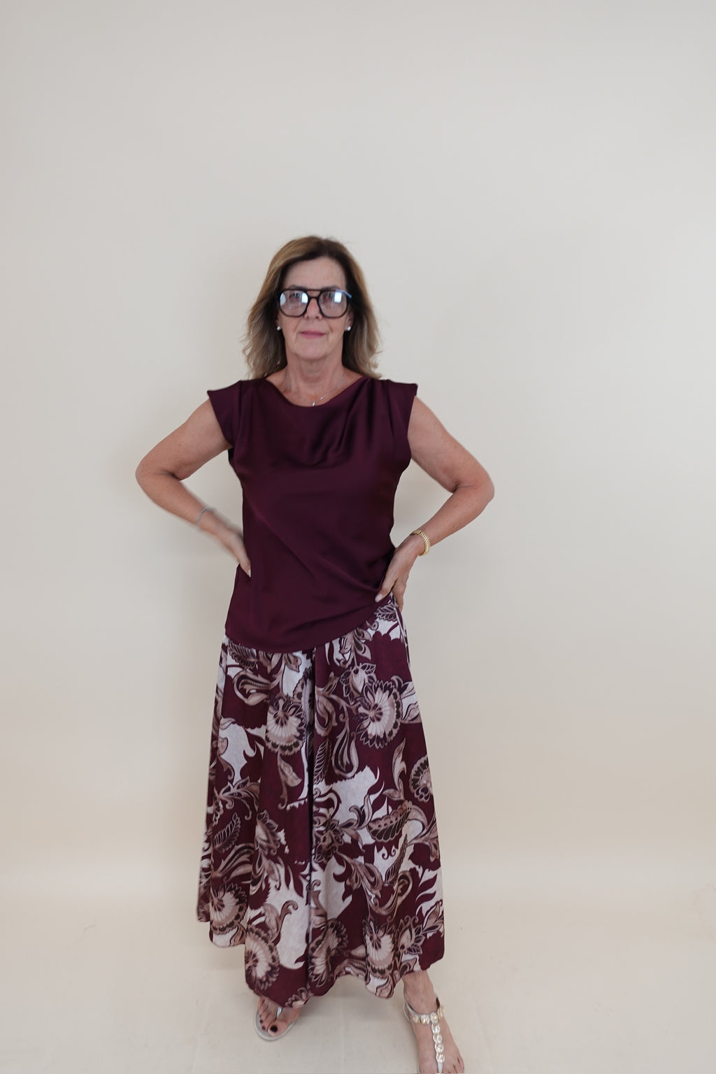Camicia Amanda Bordeaux