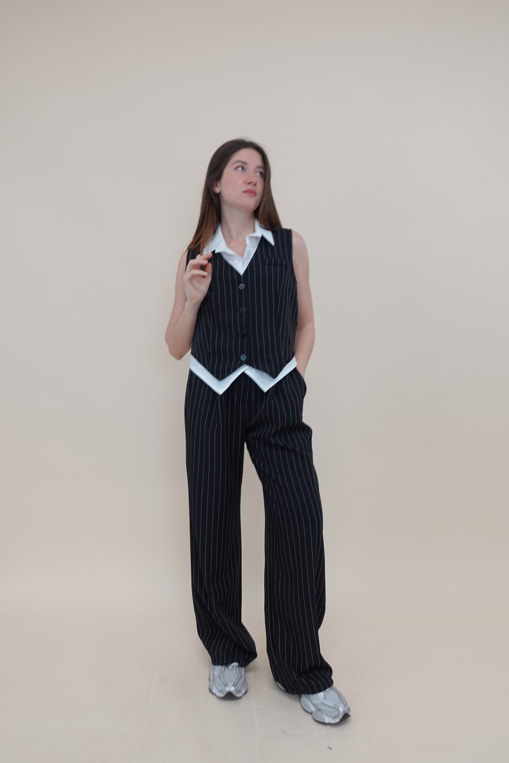 Gilet Line Nero