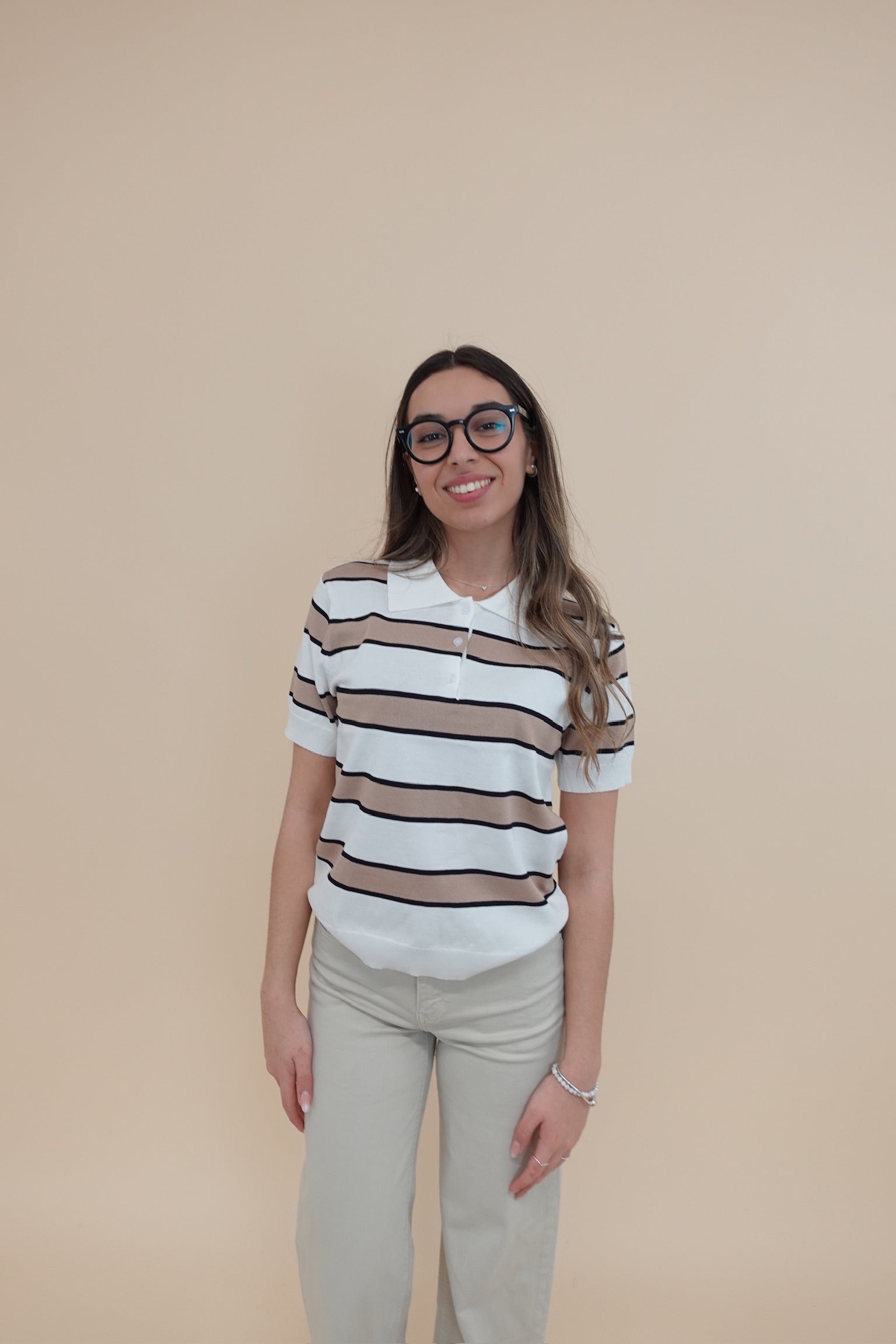 Maglia Polo Light Beige