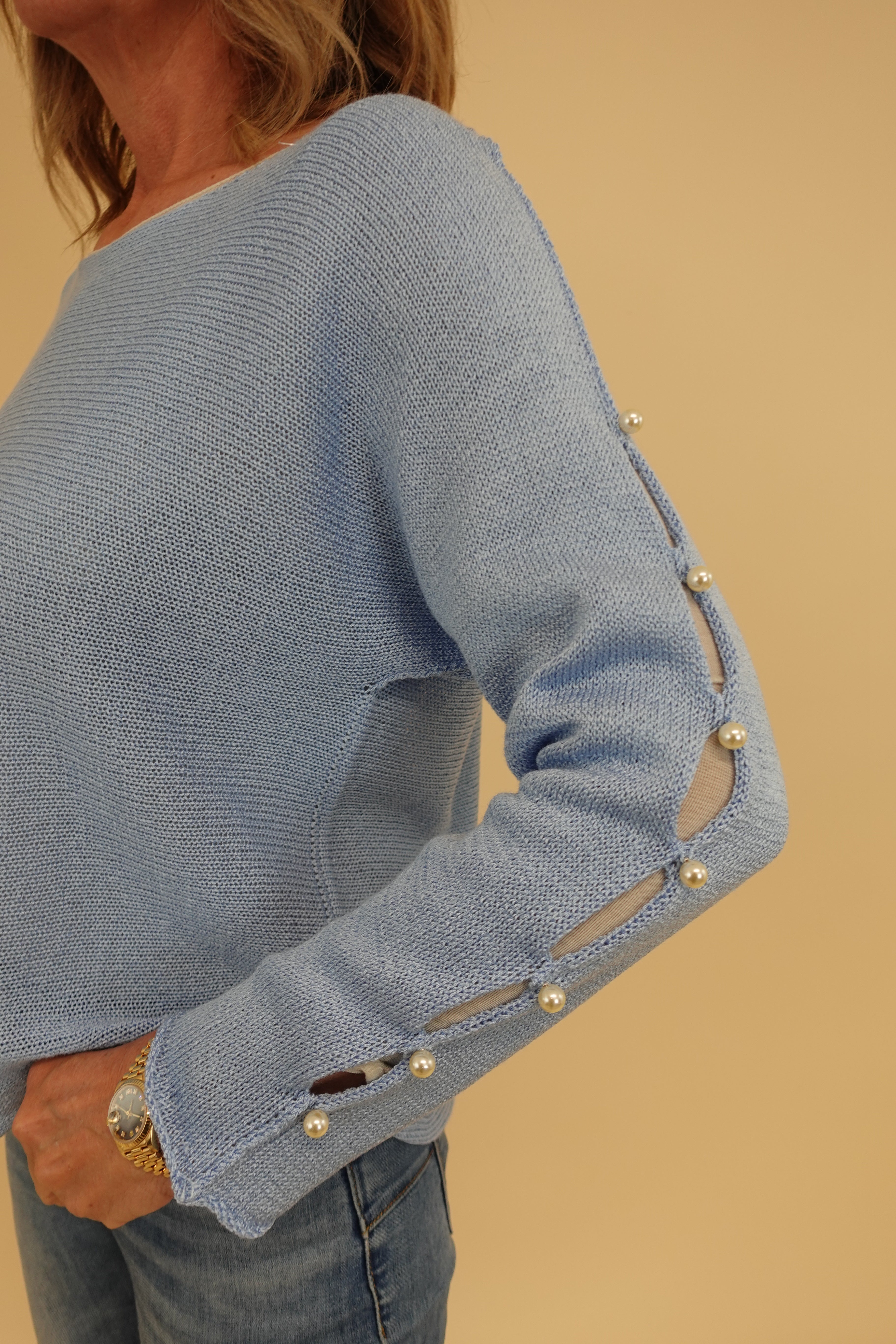 Maglia Hole Azzurra
