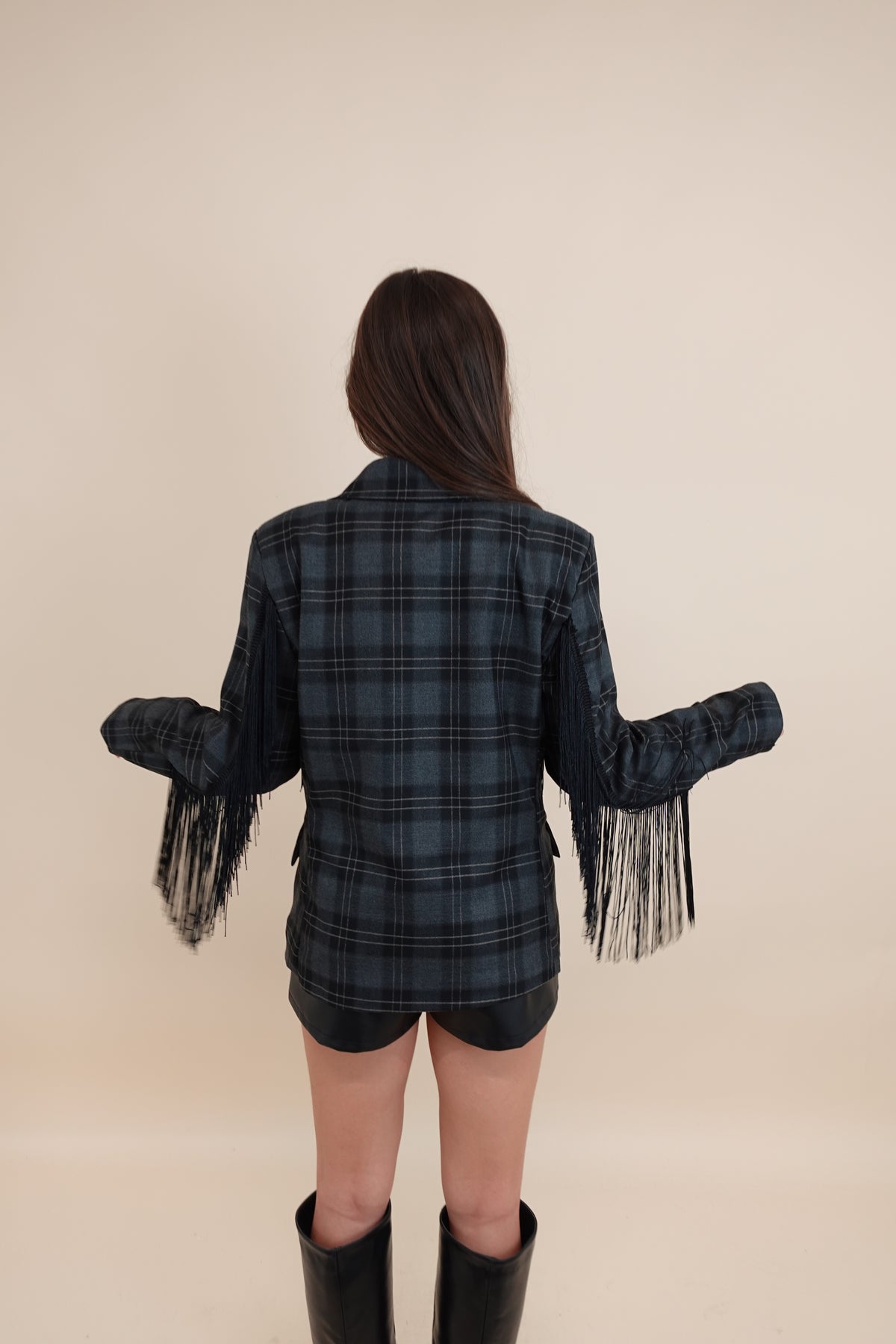Giacca Frange Black