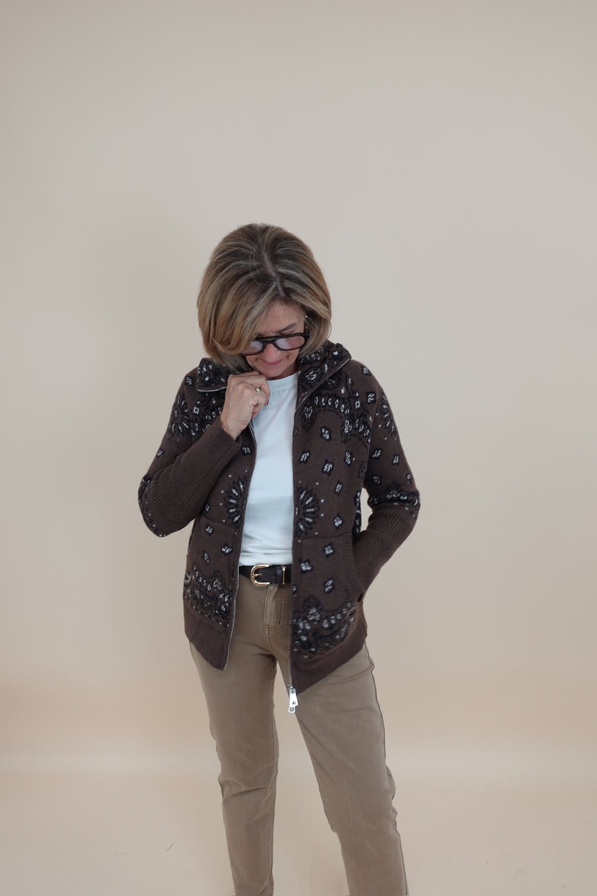 Cardigan Urbis Marrone