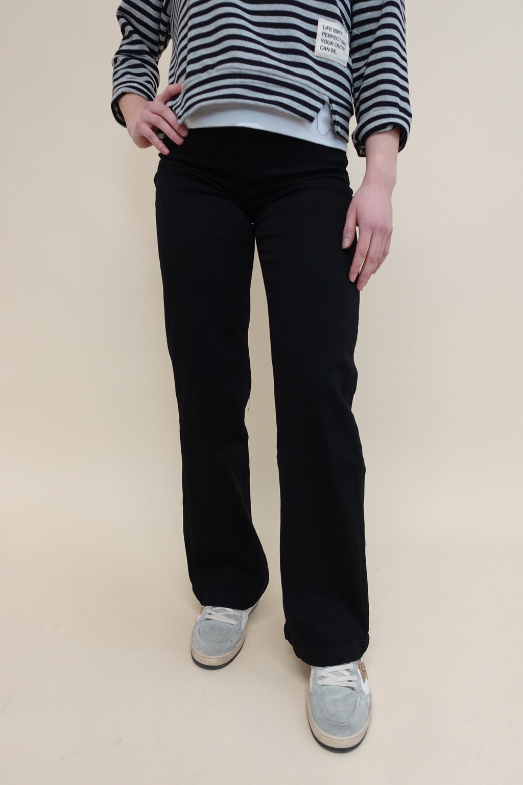 Jeans Palazzo Black