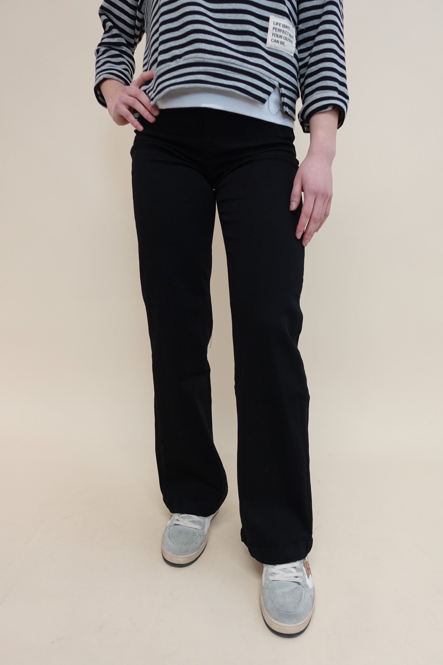 Jeans Palazzo Black