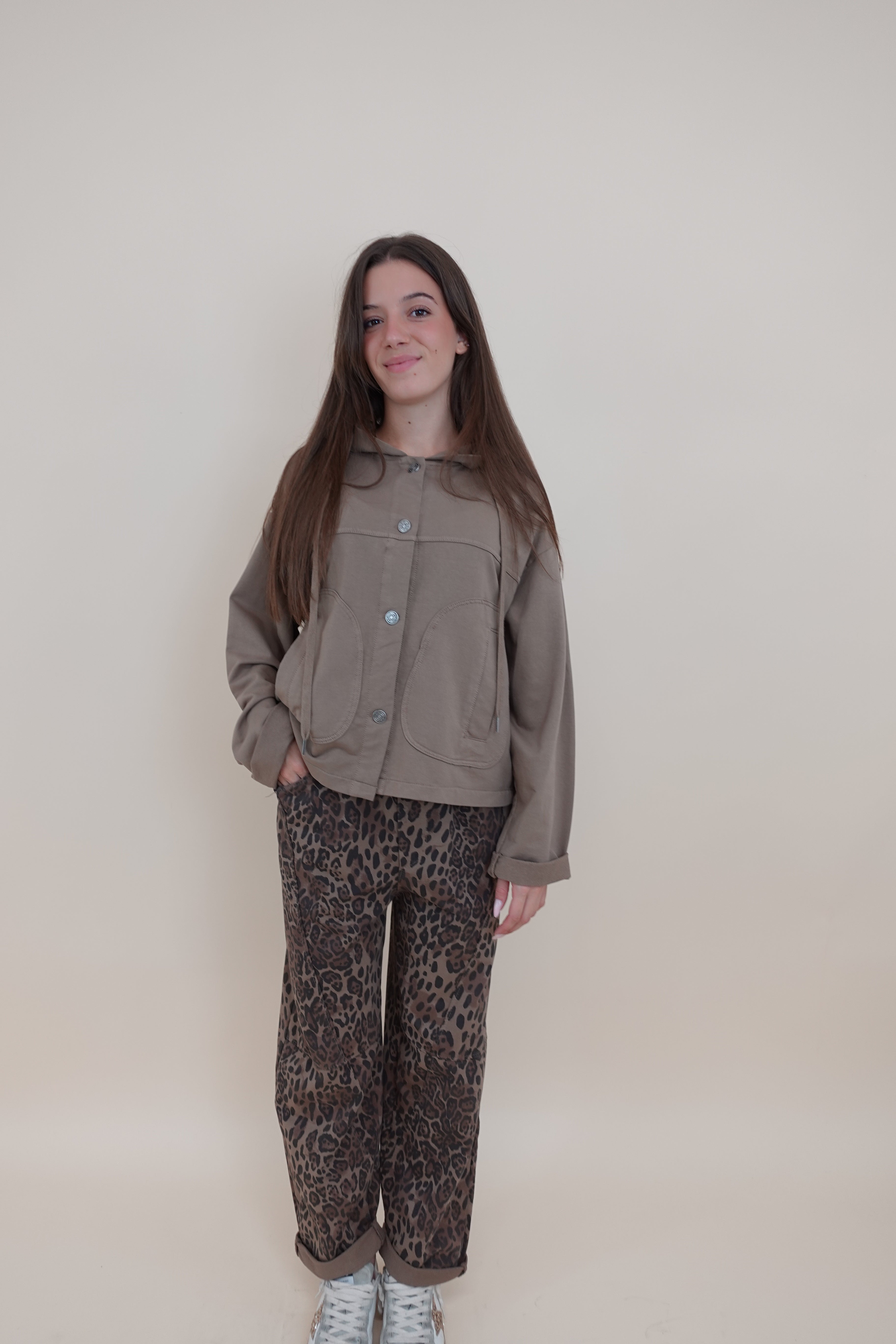 Pantalone comfy Leopard