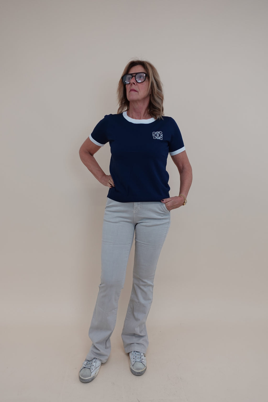 Jeans Zampa Beige