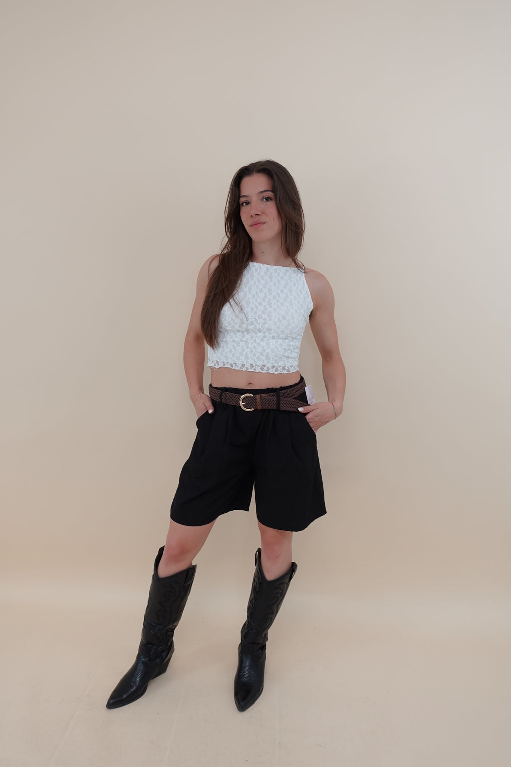 Shorts Valentina Nero