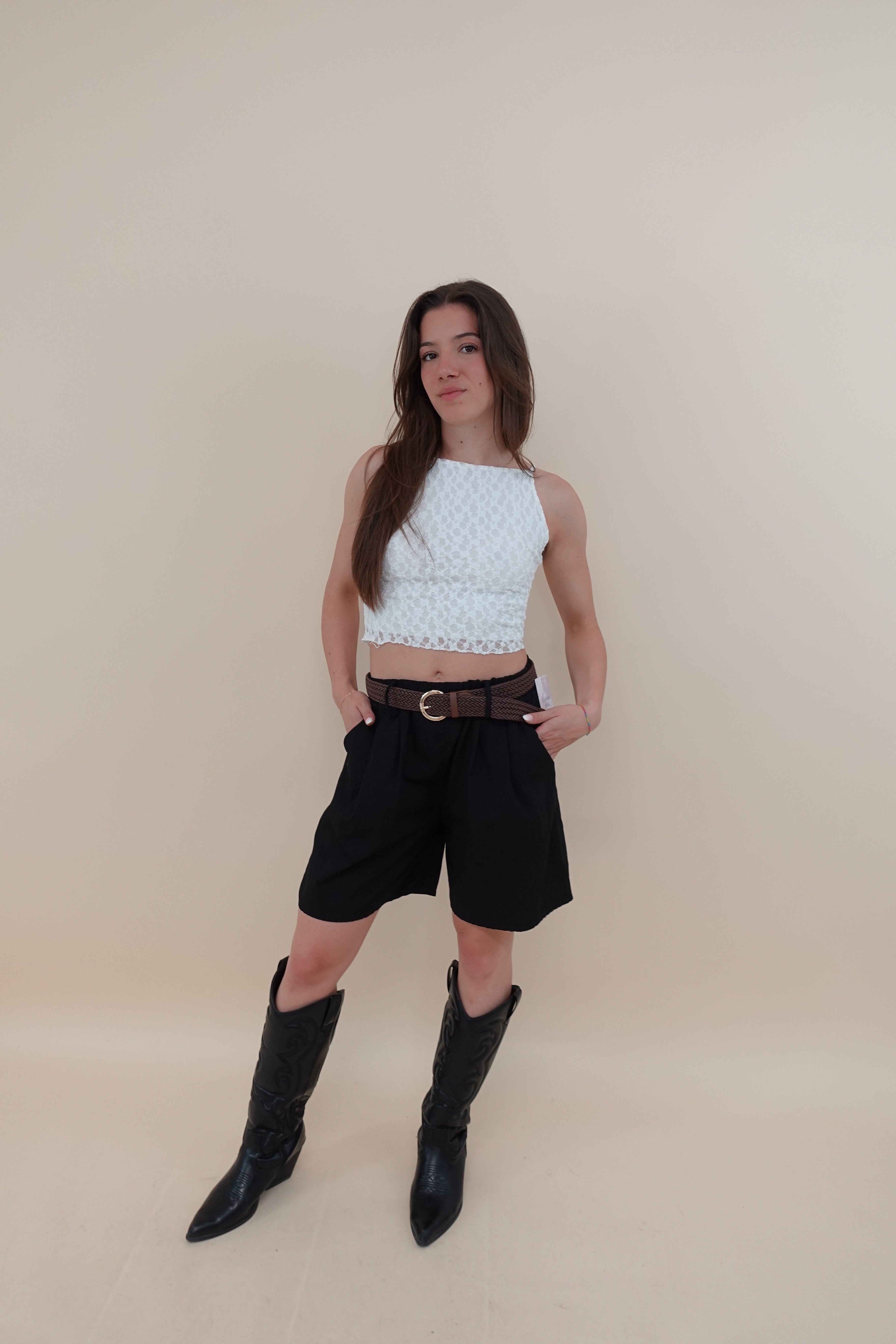 Shorts Valentina Nero