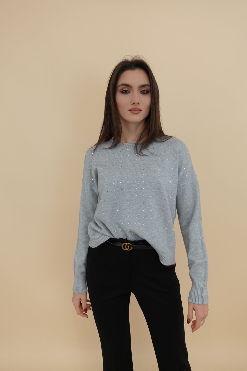 Maglione Samuela Grigio