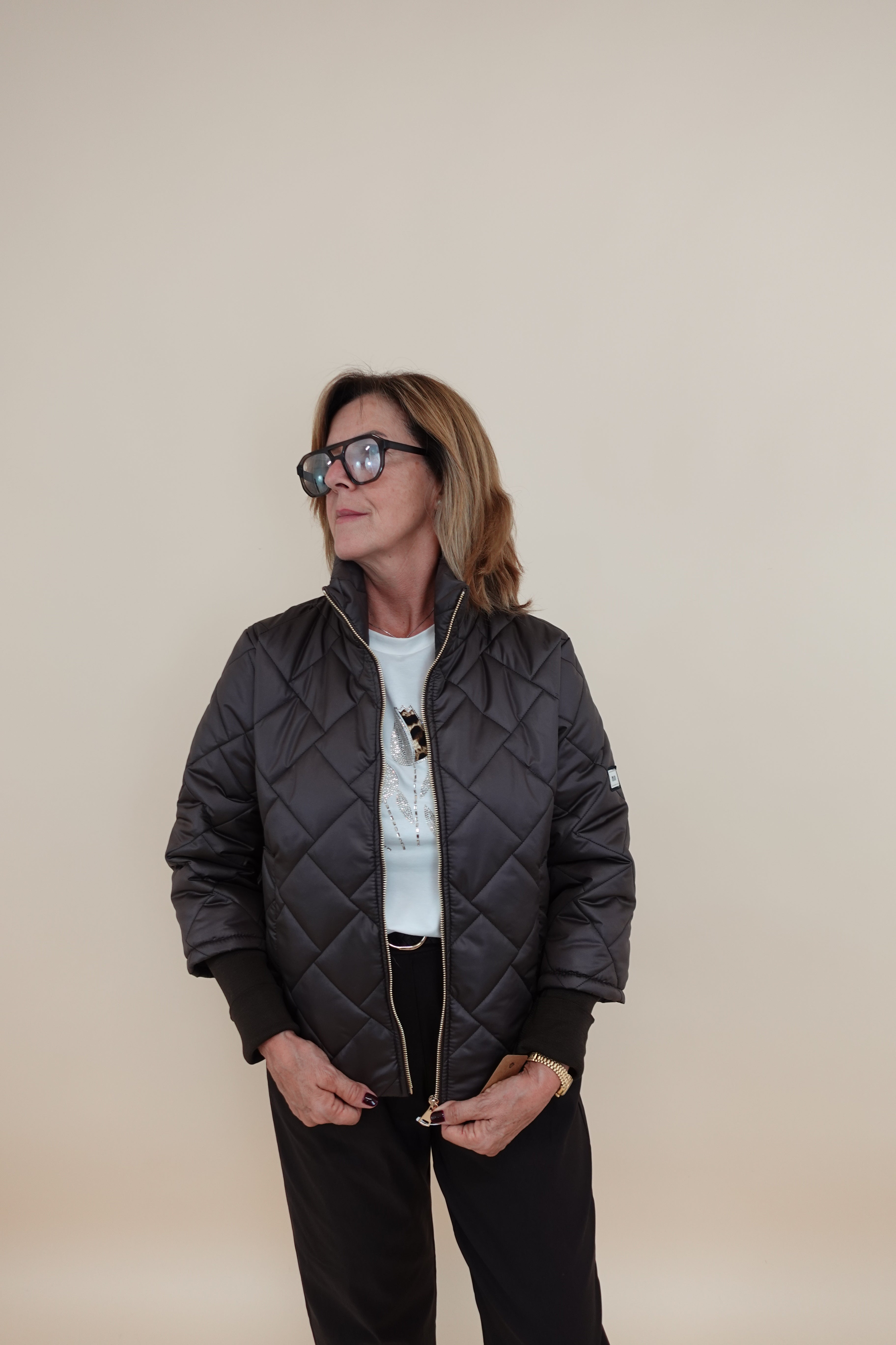 Piumino London Marrone