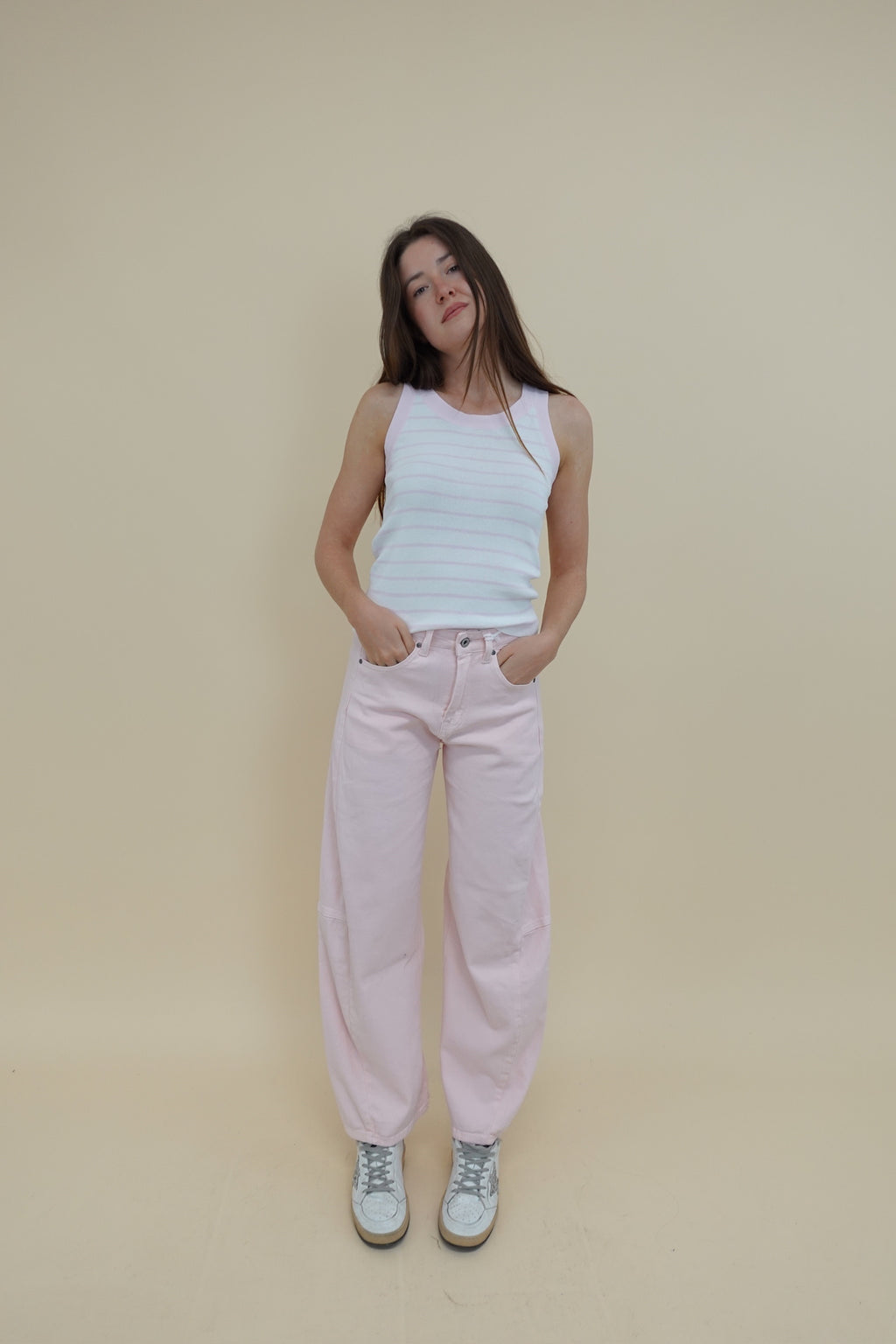 Canotta Line Rosa