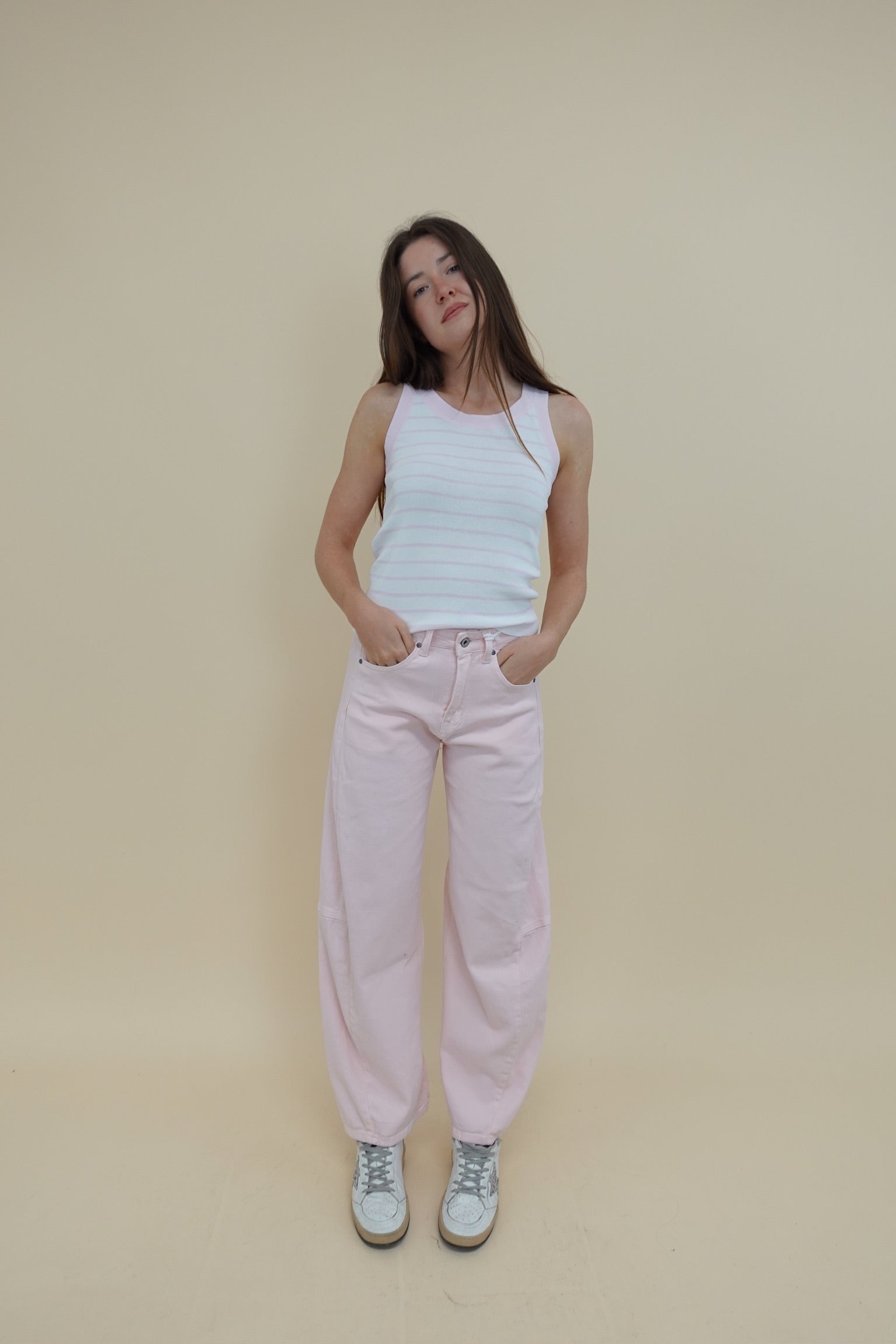 Canotta Line Rosa