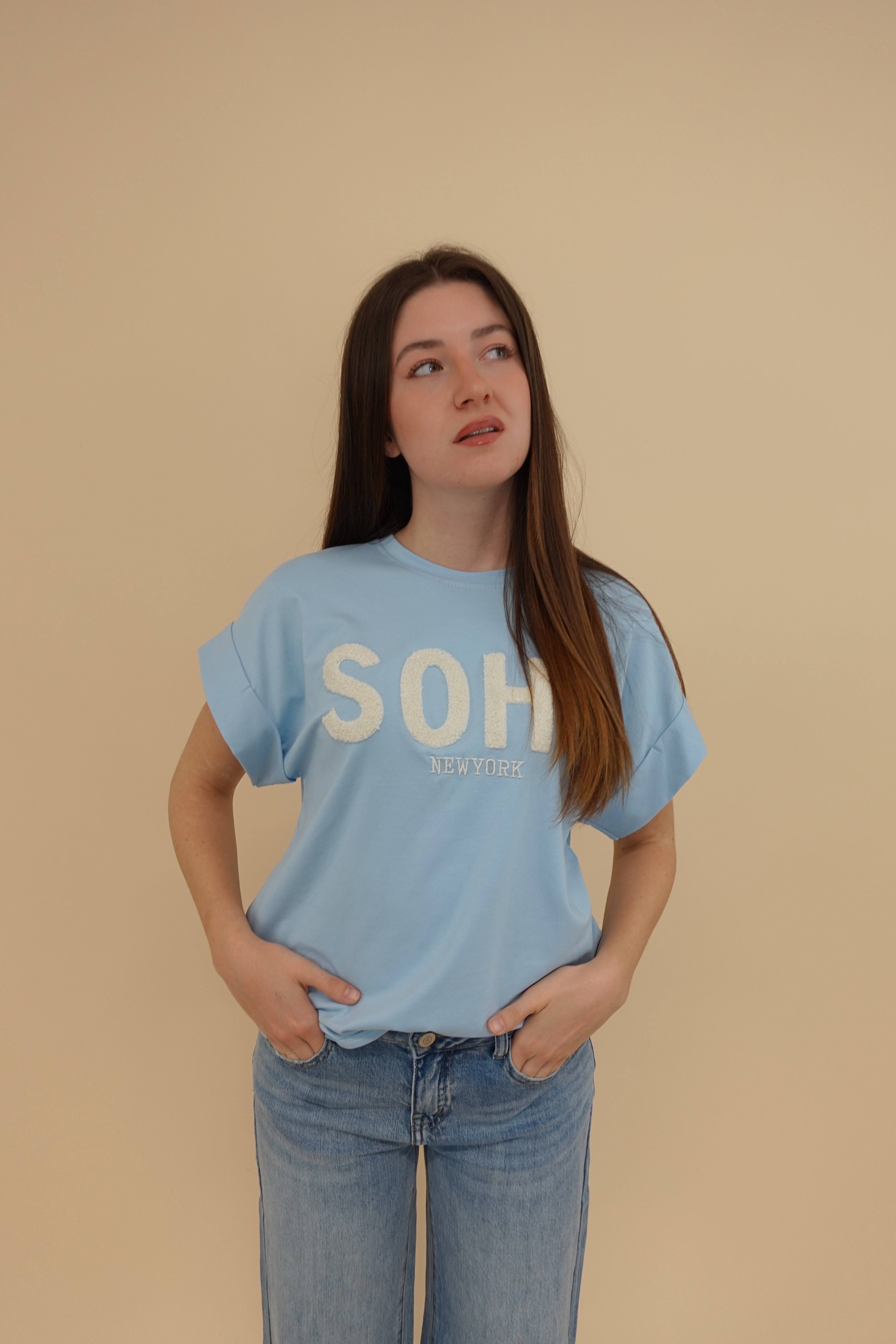 T-Shirt Soho Azzurra
